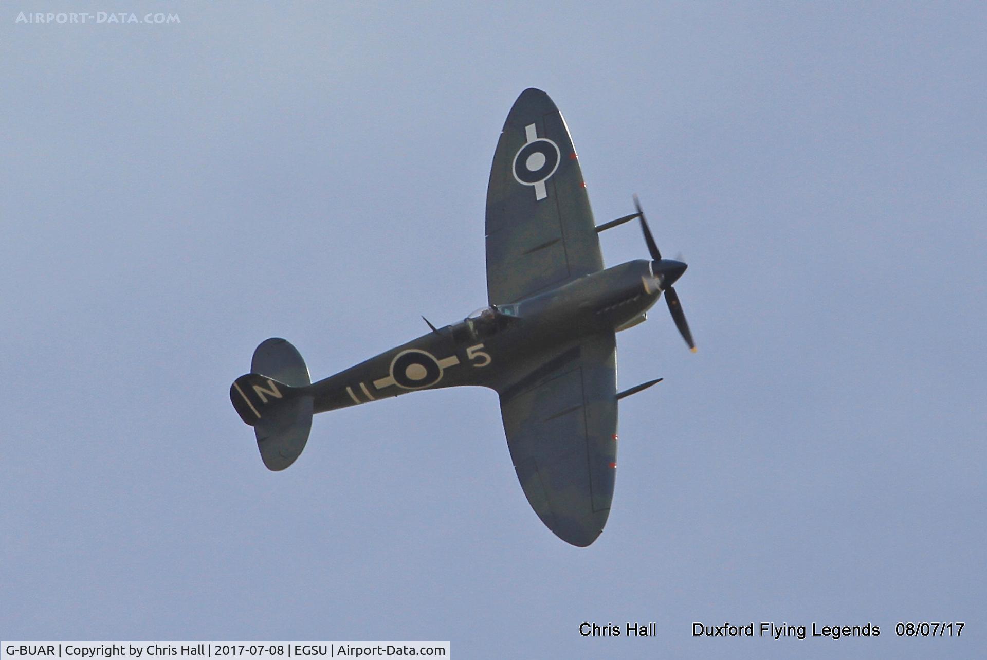 G-BUAR, 1944 Supermarine 358 Seafire LF.III C/N AIR/2605/C23(C), Duxford Flying Legends 2017