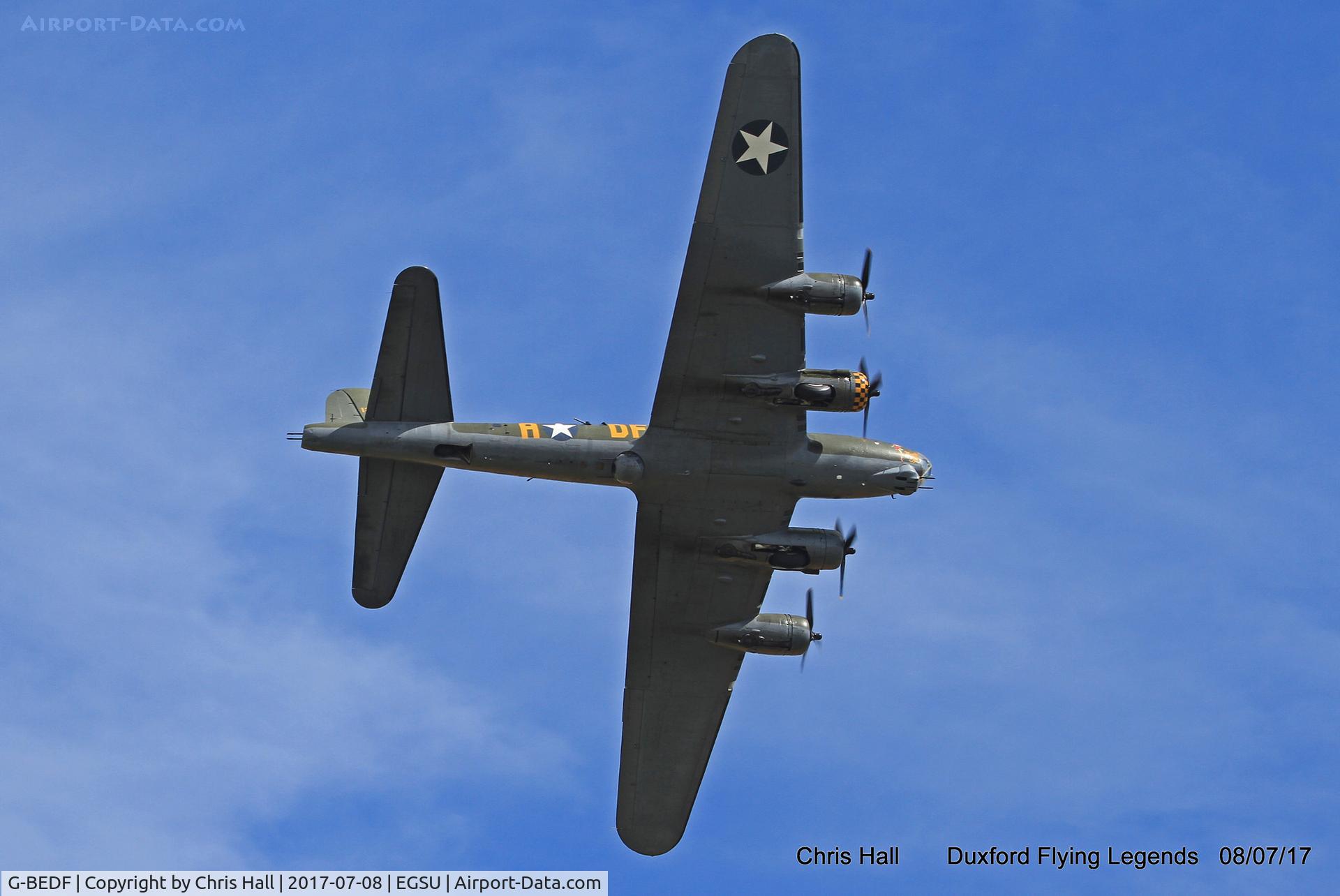G-BEDF, 1944 Boeing B-17G Flying Fortress C/N 8693, Duxford Flying Legends 2017