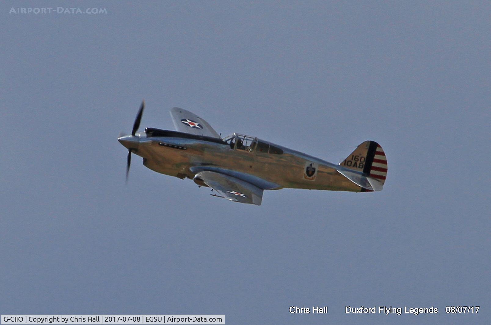 G-CIIO, 1941 Curtiss P-40C Warhawk C/N 16161, Duxford Flying Legends 2017