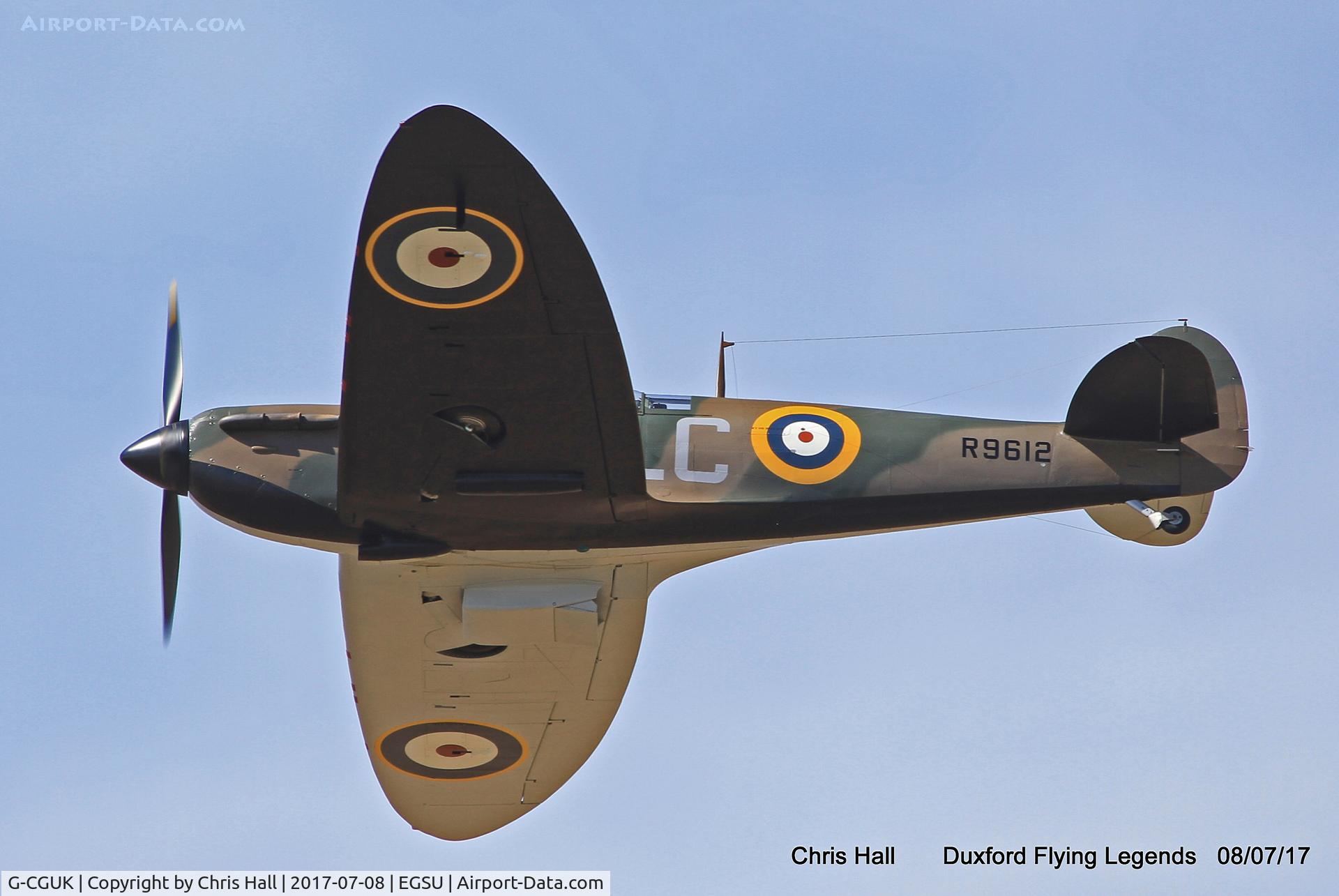 G-CGUK, 1940 Supermarine 300 Spitfire Mk1A C/N 6S-75531, Duxford Flying Legends 2017