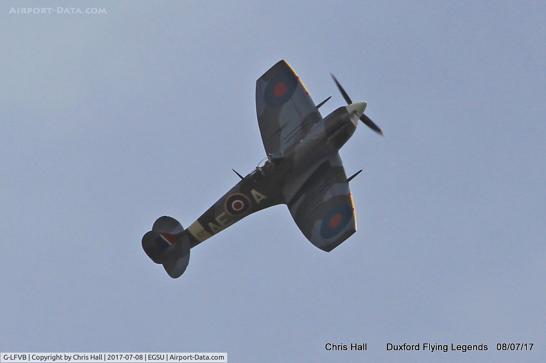 G-LFVB, 1942 Supermarine 349 Spitfire LF.Vb C/N CBAF.2403, Duxford Flying Legends 2017