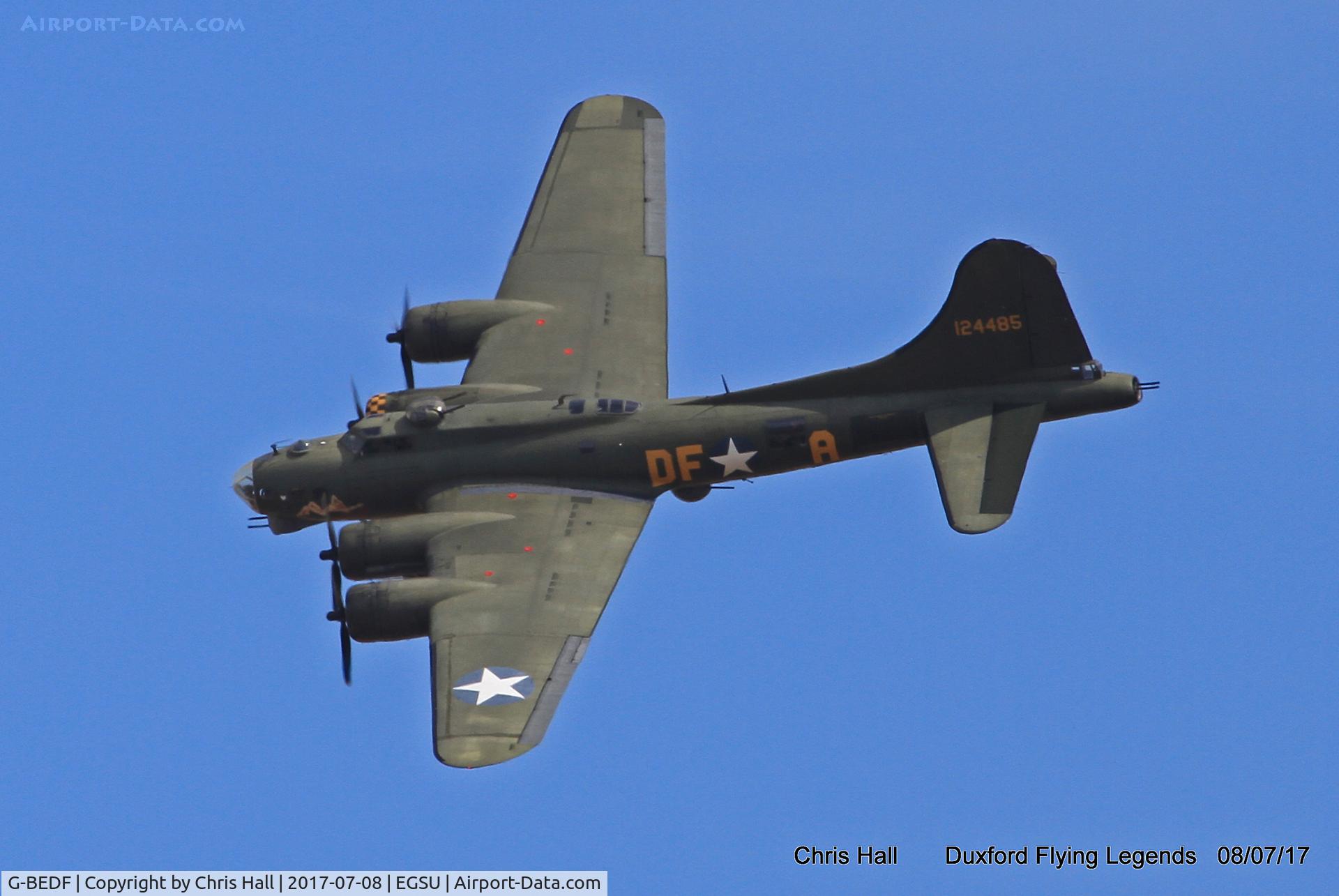 G-BEDF, 1944 Boeing B-17G Flying Fortress C/N 8693, Duxford Flying Legends 2017