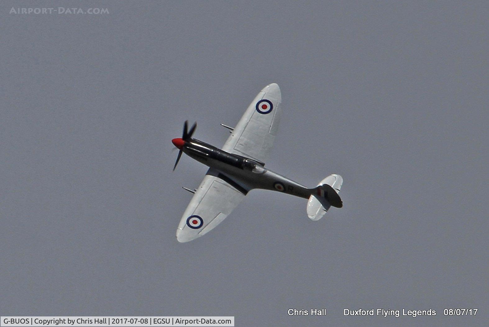 G-BUOS, 1945 Supermarine 394 Spitfire FR.XVIIIe C/N 6S/672224, Duxford Flying Legends 2017