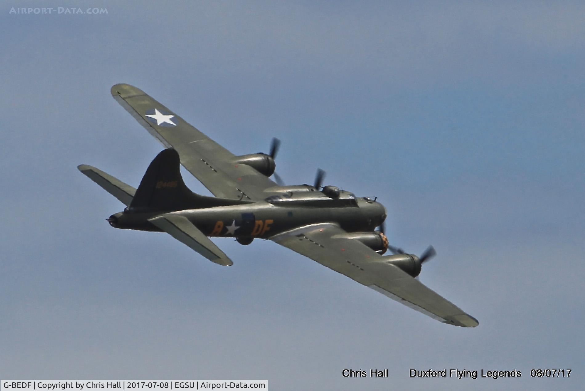 G-BEDF, 1944 Boeing B-17G Flying Fortress C/N 8693, Duxford Flying Legends 2017