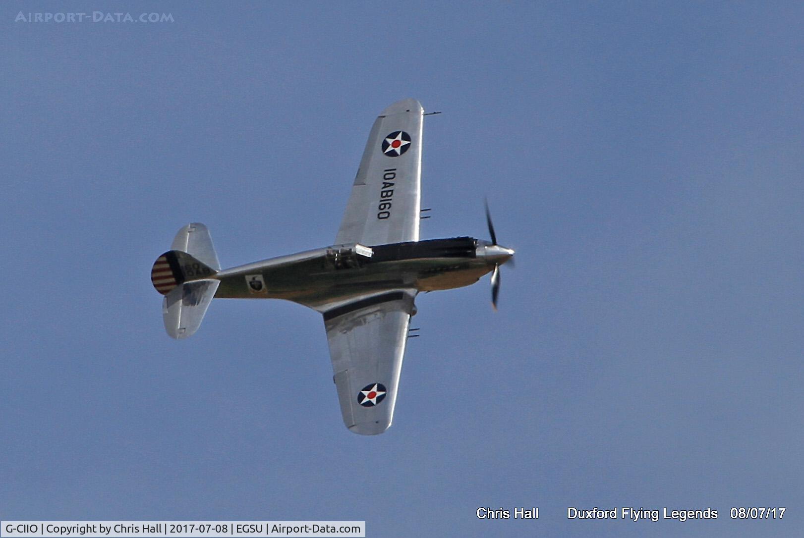 G-CIIO, 1941 Curtiss P-40C Warhawk C/N 16161, Duxford Flying Legends 2017
