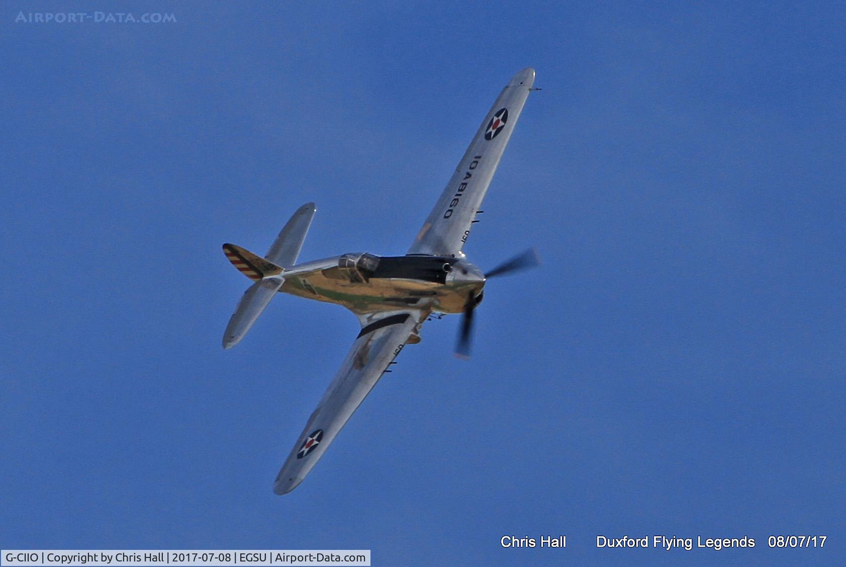 G-CIIO, 1941 Curtiss P-40C Warhawk C/N 16161, Duxford Flying Legends 2017