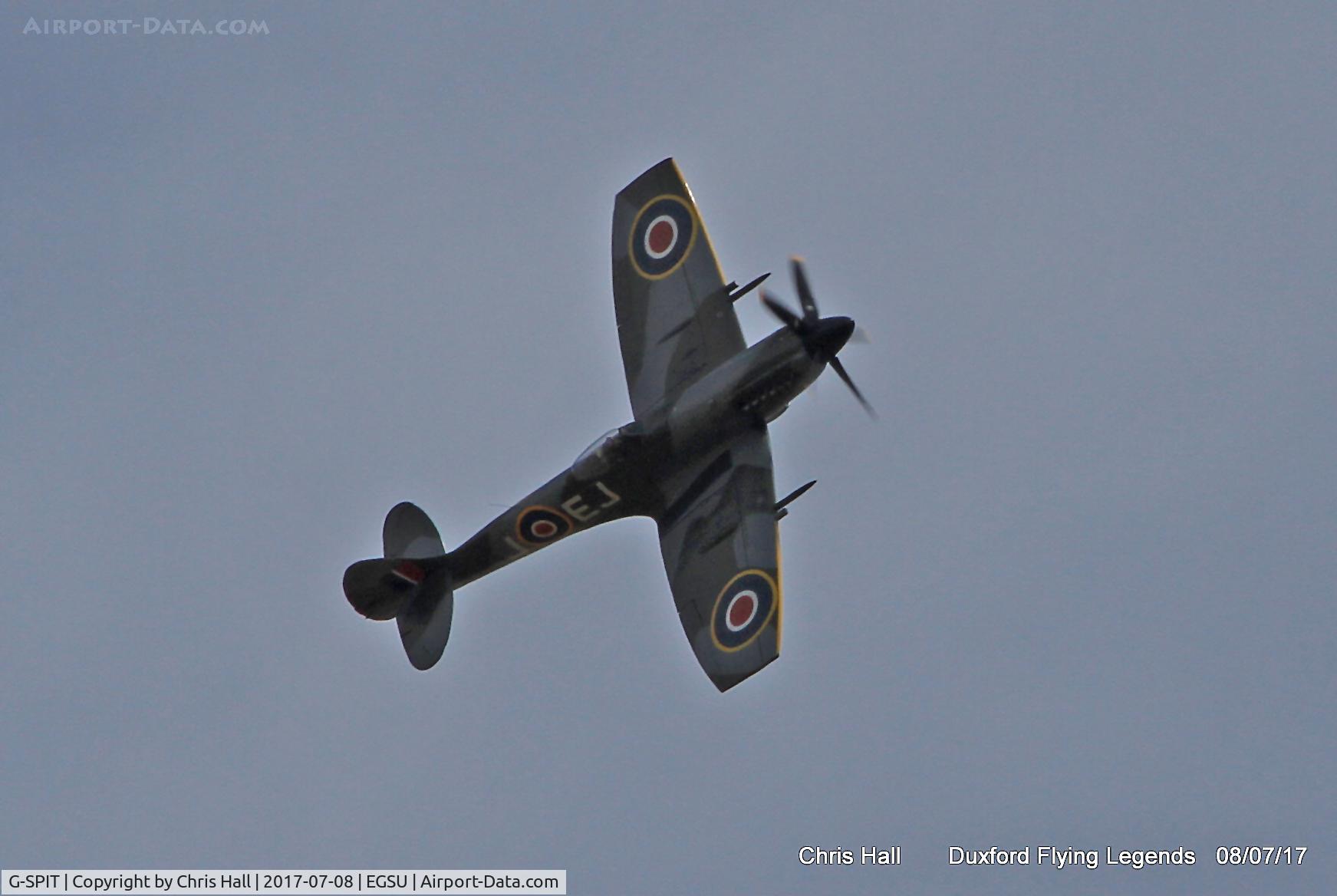 G-SPIT, 1944 Supermarine 379 Spitfire FR.XIV C/N 6S/649205, Duxford Flying Legends 2017