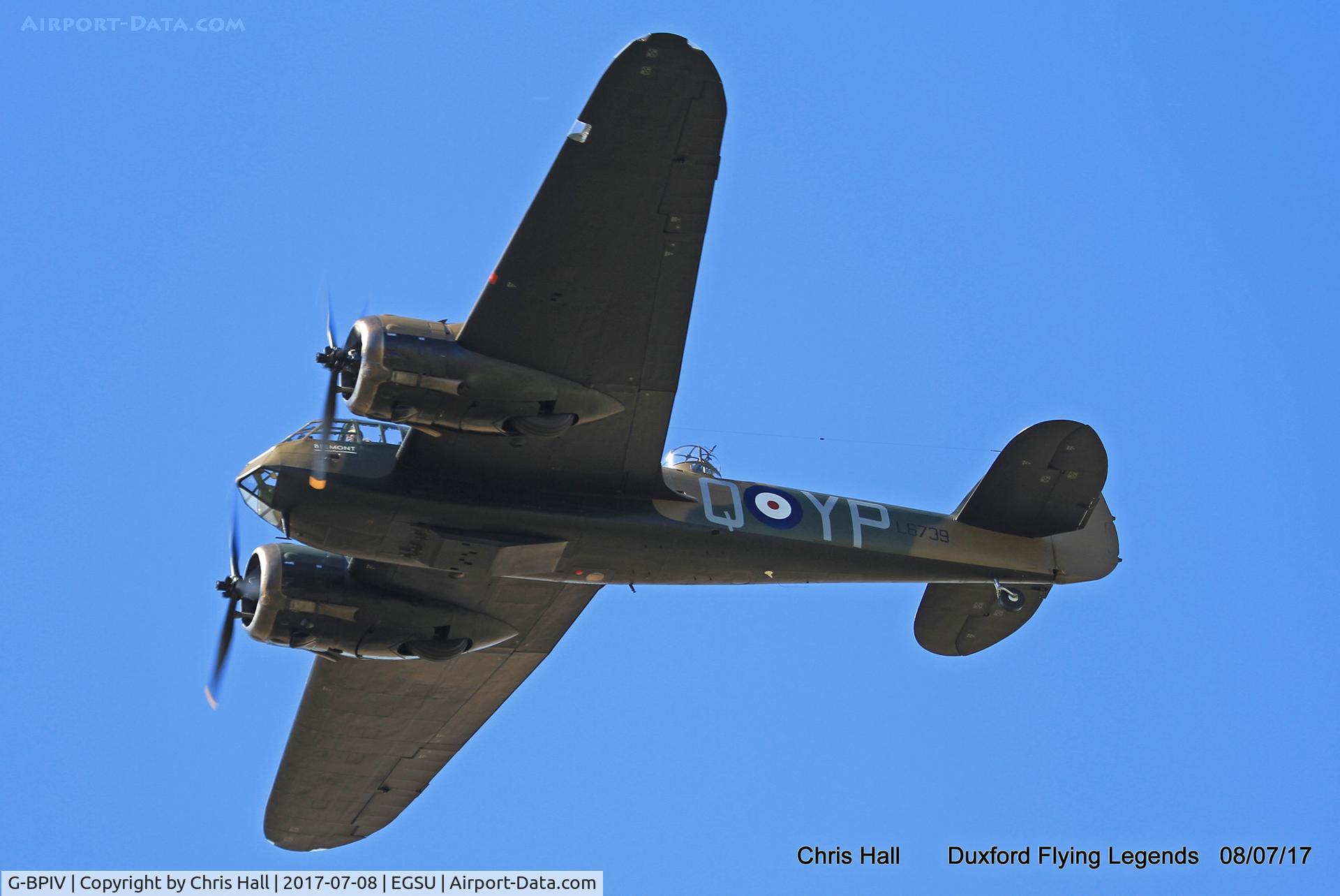 G-BPIV, 1943 Bristol 149 Bolingbroke Mk.IVT C/N 10201, Duxford Flying Legends 2017