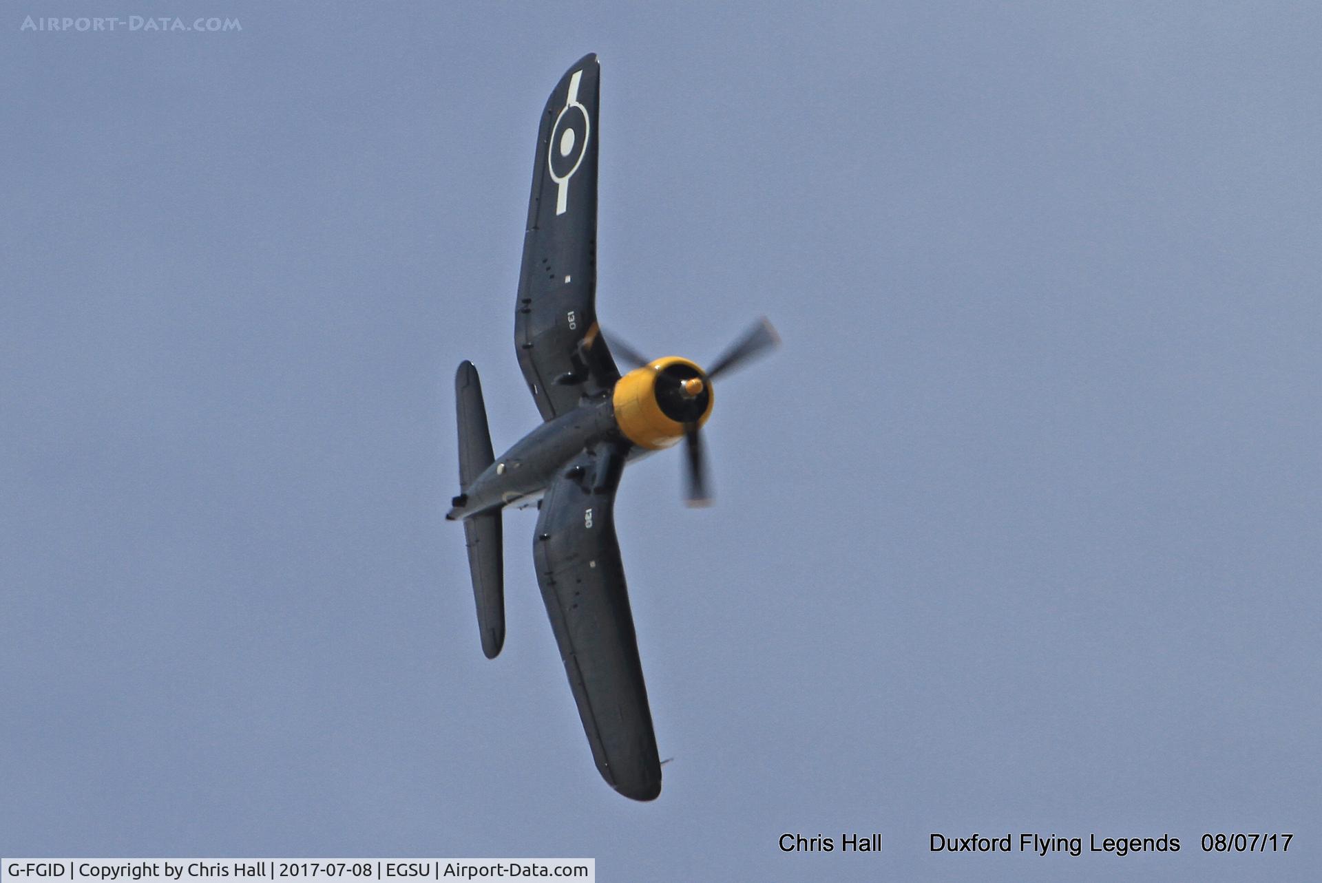 G-FGID, 1945 Goodyear FG-1D Corsair C/N 3111, Duxford Flying Legends 2017