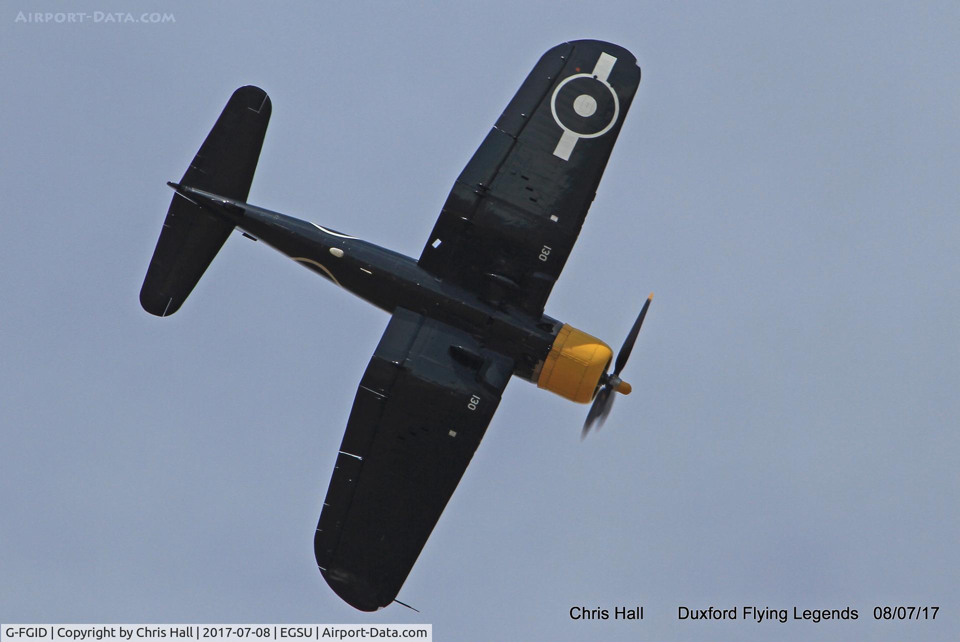 G-FGID, 1945 Goodyear FG-1D Corsair C/N 3111, Duxford Flying Legends 2017