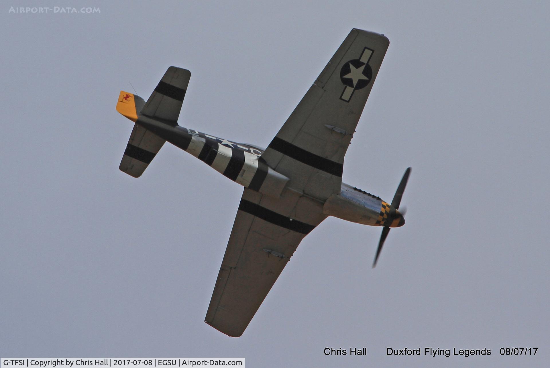 G-TFSI, 1944 North American TF-51D Mustang C/N 124-44703, Duxford Flying Legends 2017