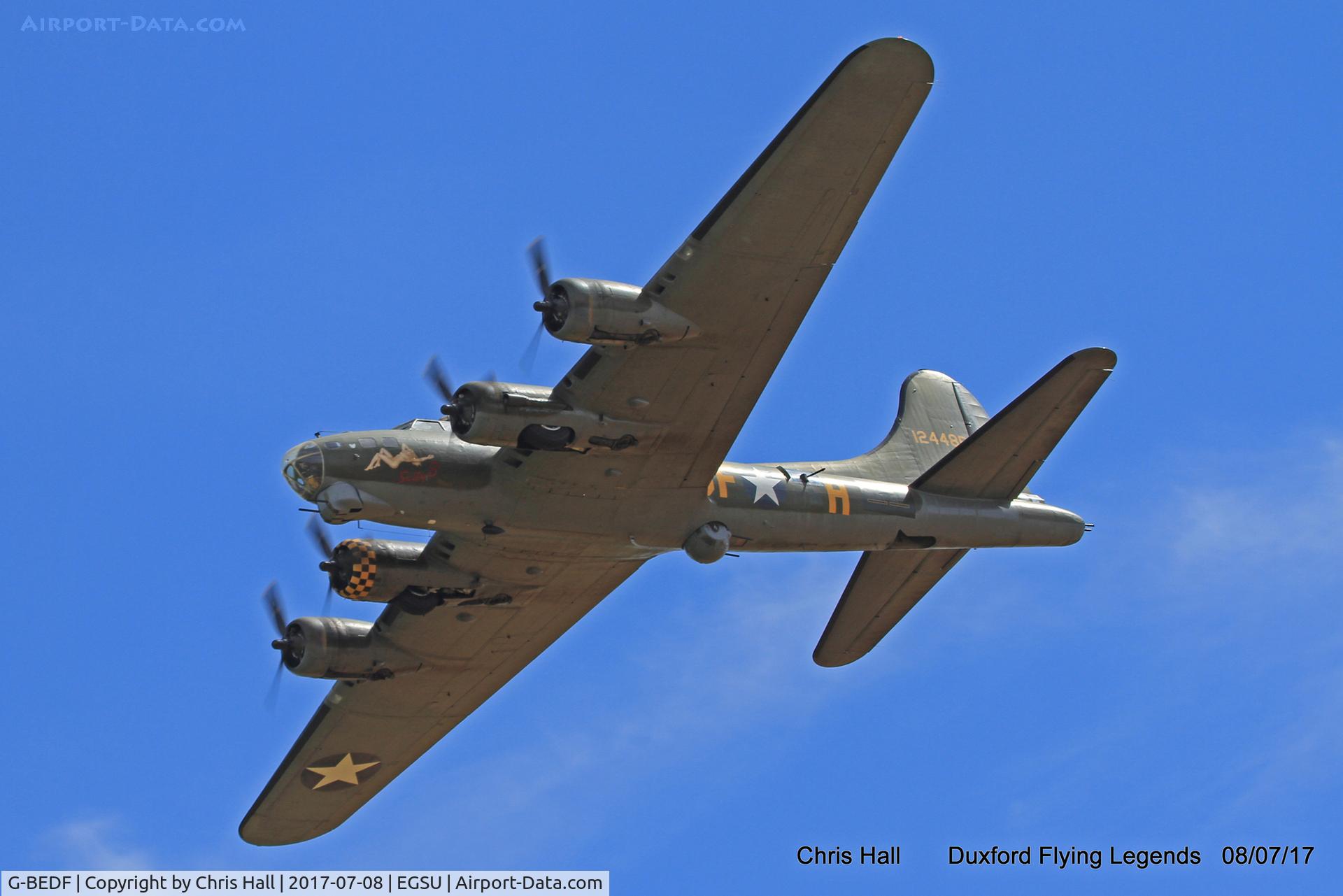 G-BEDF, 1944 Boeing B-17G Flying Fortress C/N 8693, Duxford Flying Legends 2017