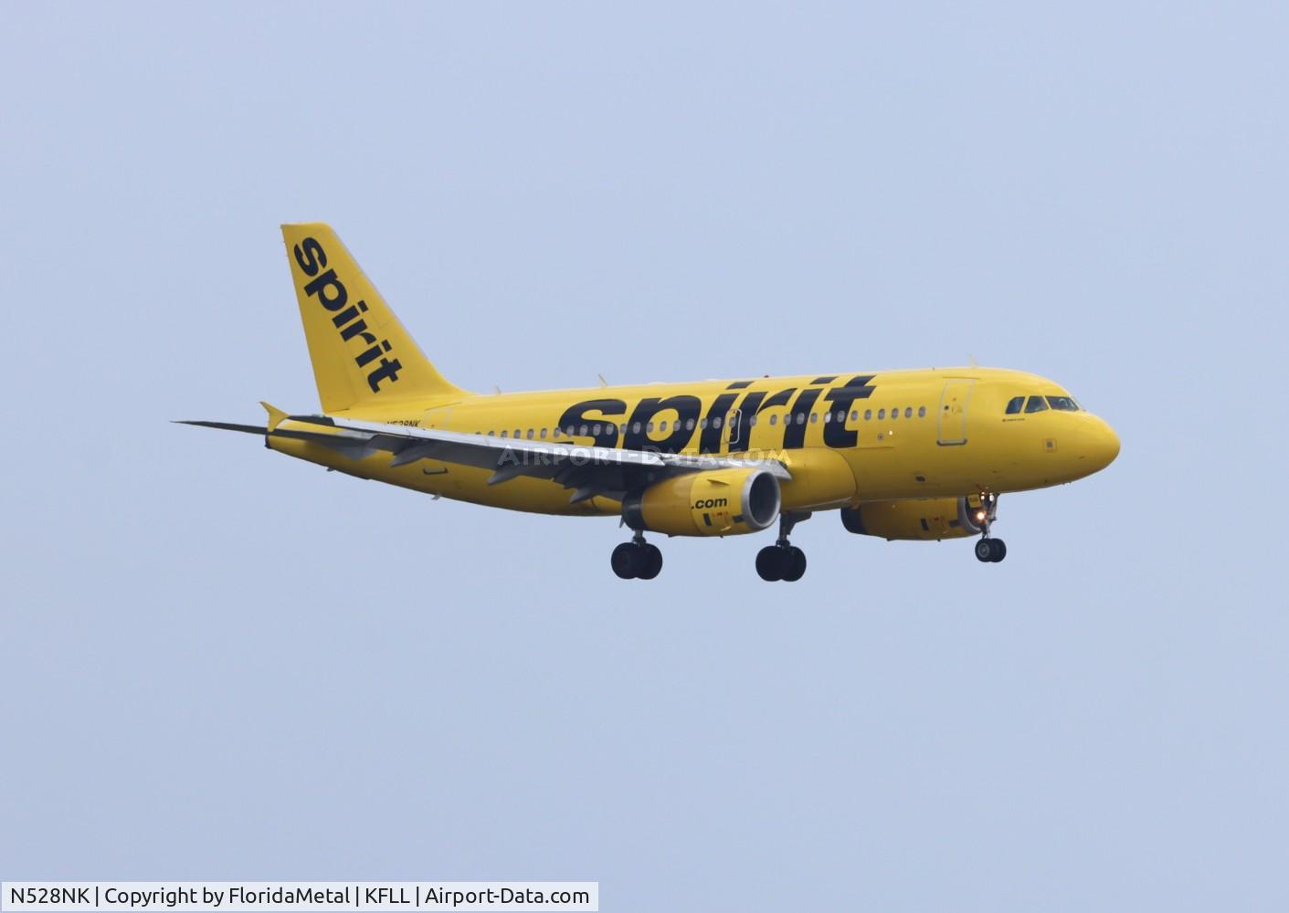 N528NK, 2007 Airbus A319-132 C/N 2983, NKS A319 zx ewr-fll