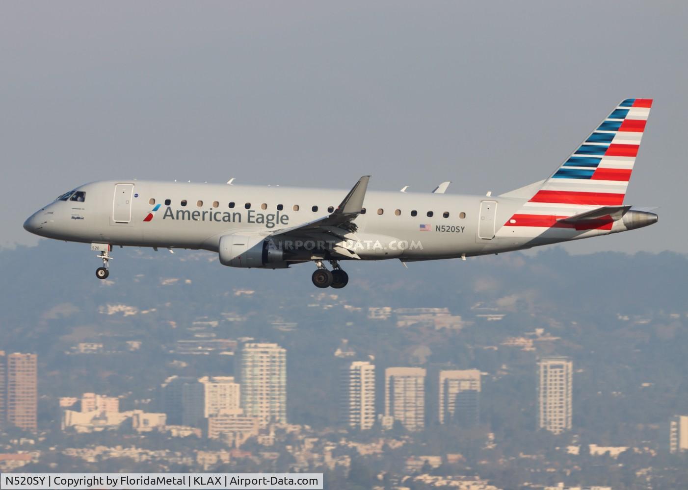 N520SY, 2022 Embraer 175LR (ERJ-170-200LR) C/N 17000905, SKW/AE E175 zx pdx-lax