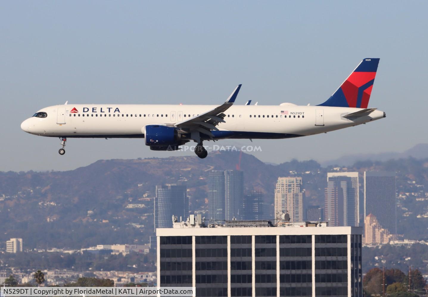 N529DT, 2023 Airbus A321-271NX C/N 11277, DAL A321N zx sea-lax