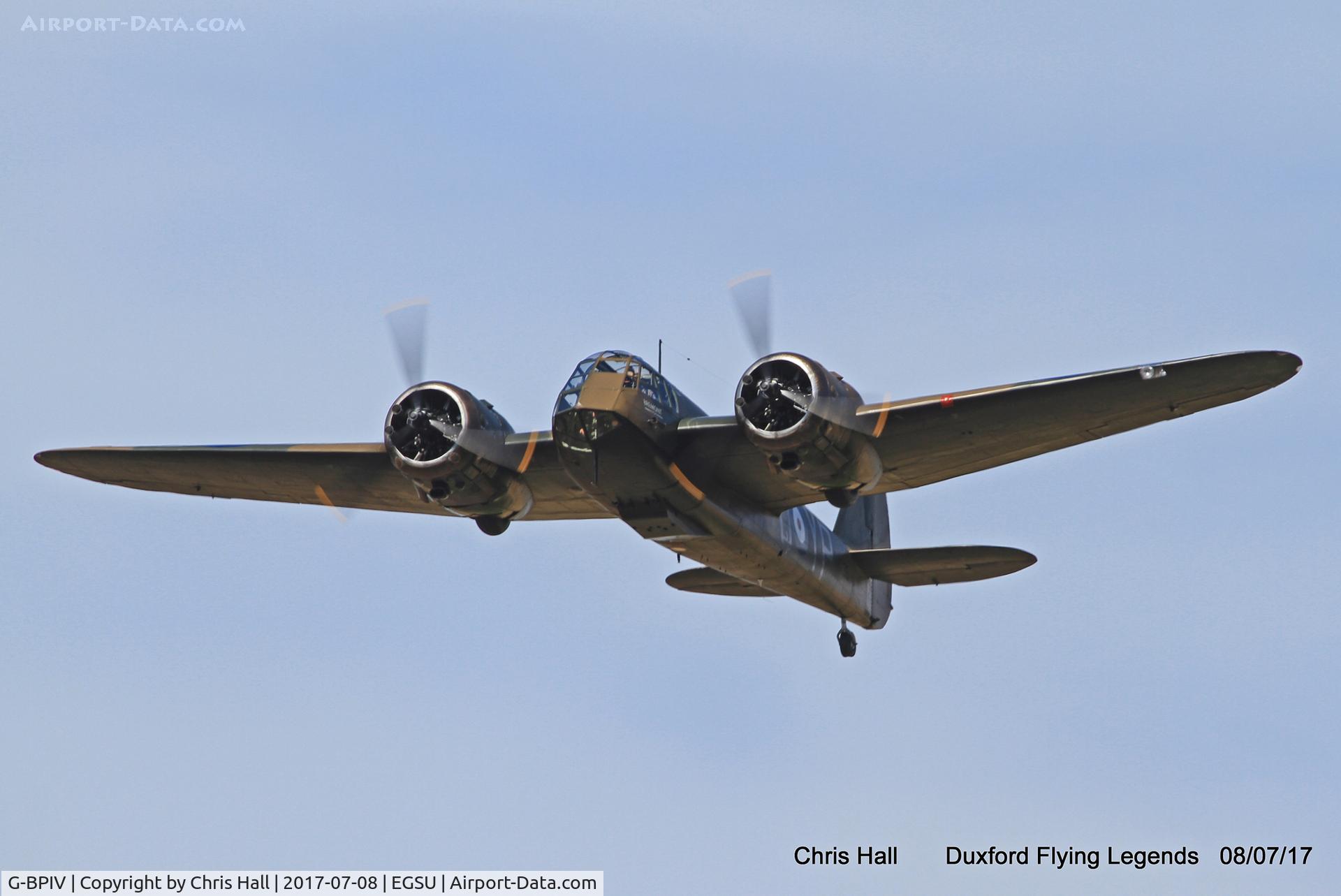 G-BPIV, 1943 Bristol 149 Bolingbroke Mk.IVT C/N 10201, Duxford Flying Legends 2017