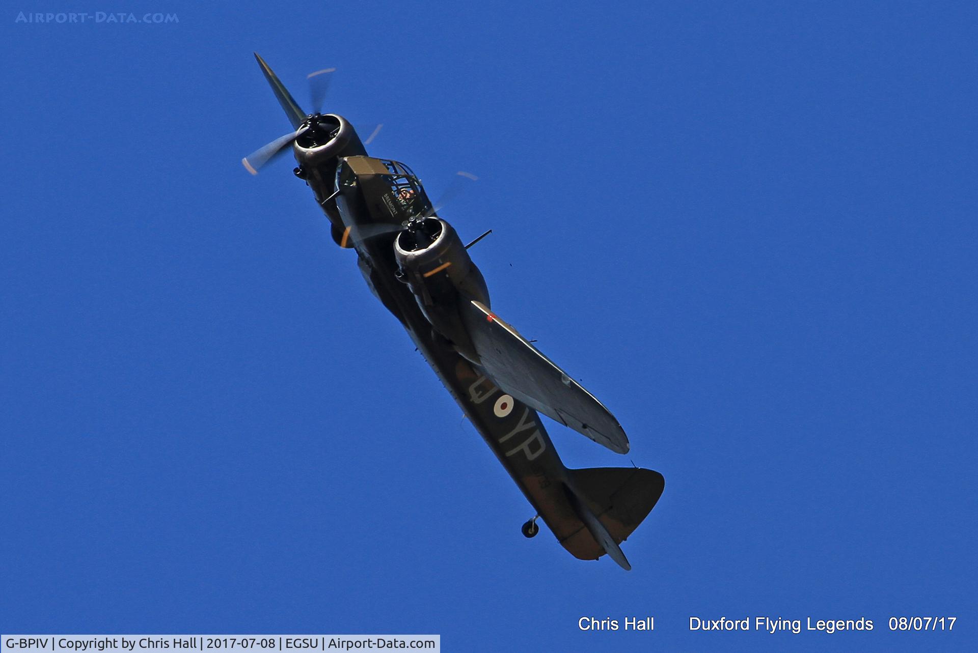 G-BPIV, 1943 Bristol 149 Bolingbroke Mk.IVT C/N 10201, Duxford Flying Legends 2017