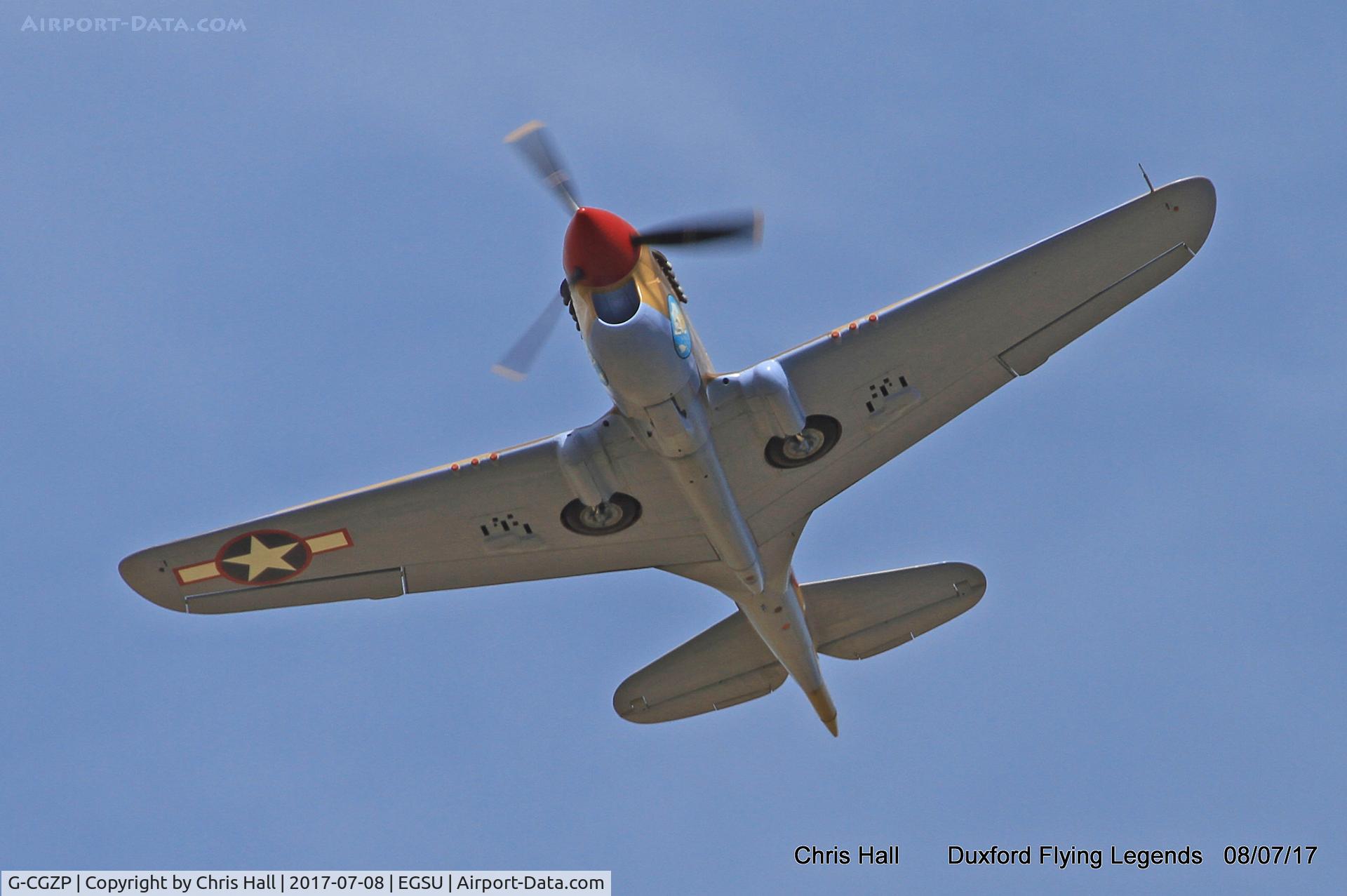 G-CGZP, 1942 Curtiss P-40F Warhawk C/N 19503, Duxford Flying Legends 2017