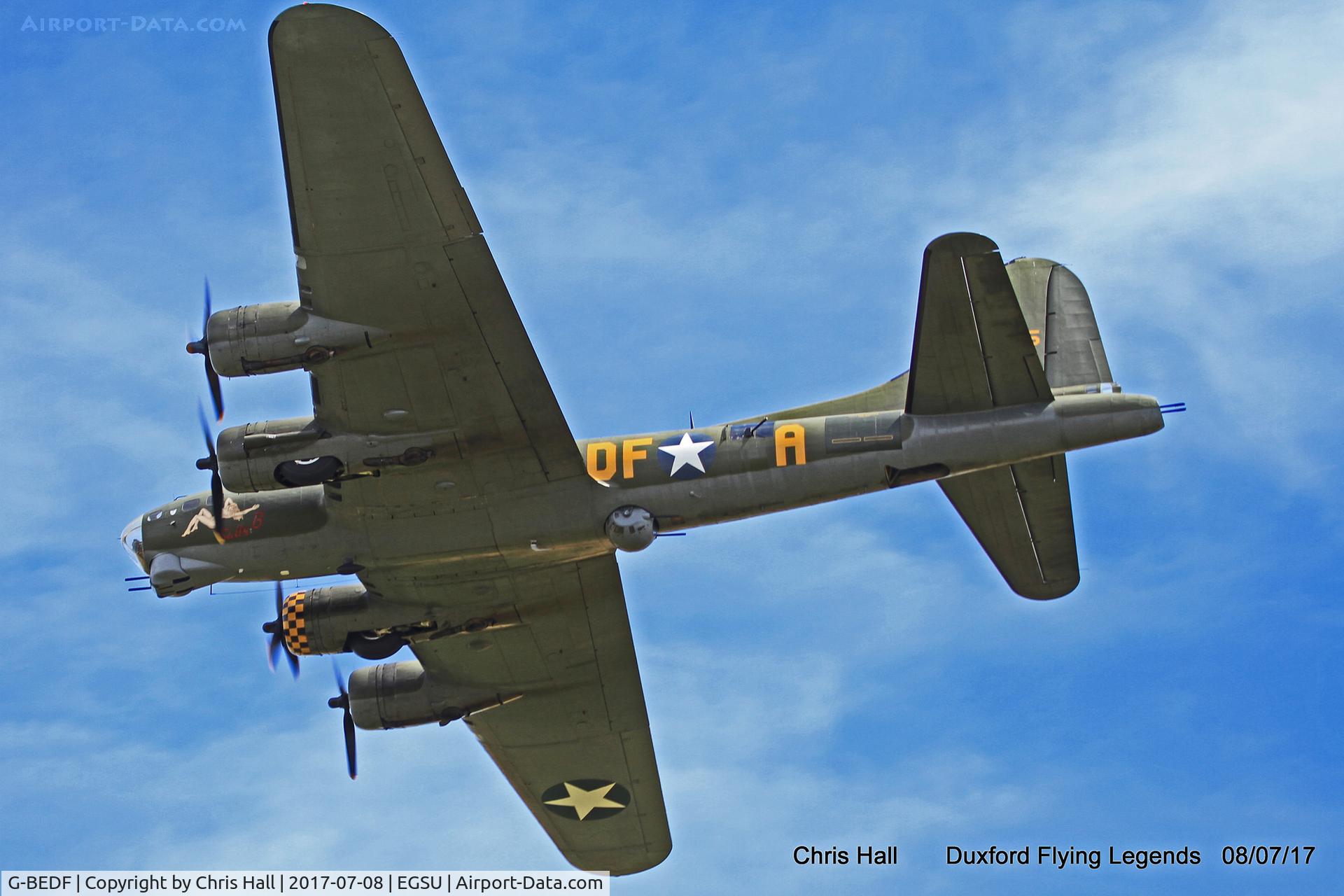 G-BEDF, 1944 Boeing B-17G Flying Fortress C/N 8693, Duxford Flying Legends 2017