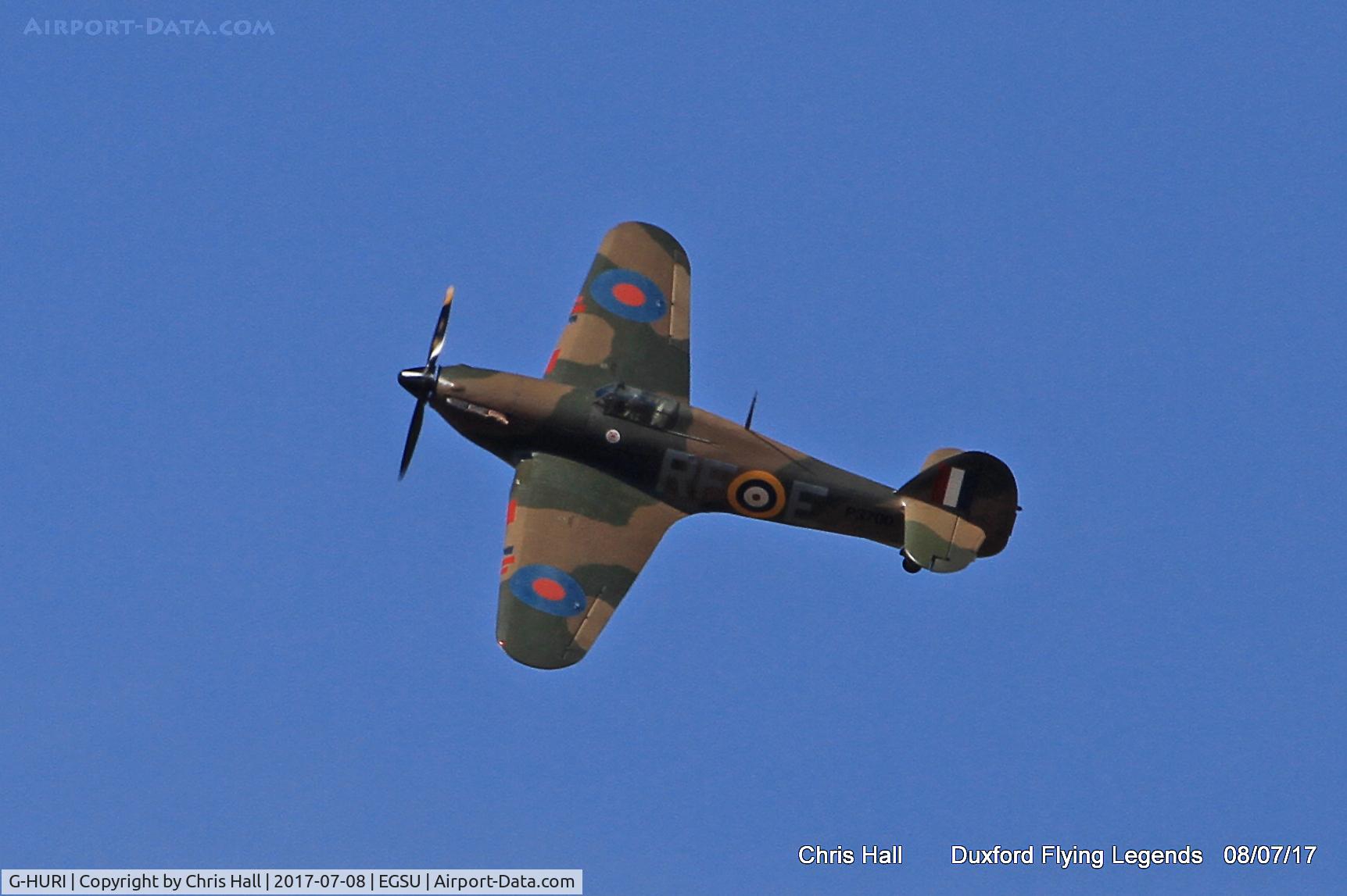 G-HURI, 1942 Hawker (CCF) Hurricane Mk12A C/N 72036, Duxford Flying Legends 2017