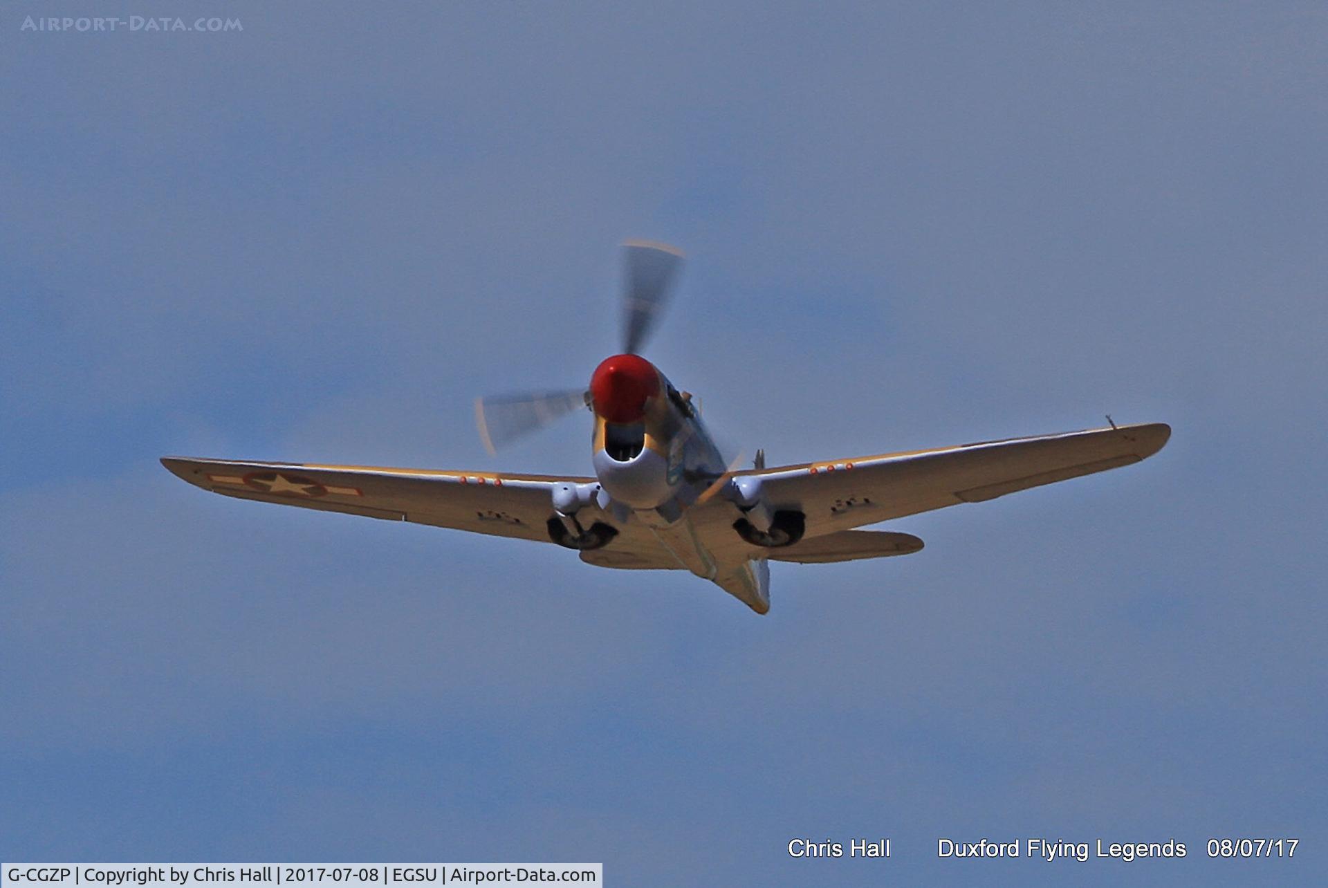 G-CGZP, 1942 Curtiss P-40F Warhawk C/N 19503, Duxford Flying Legends 2017