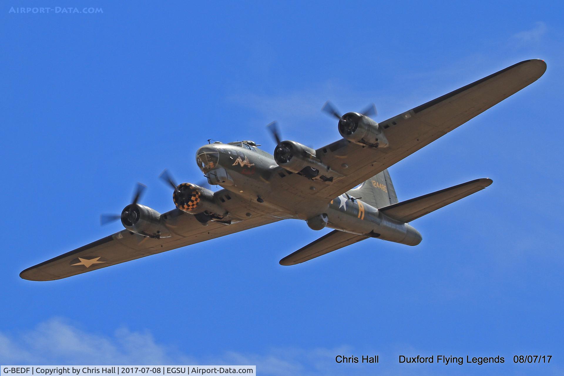 G-BEDF, 1944 Boeing B-17G Flying Fortress C/N 8693, Duxford Flying Legends 2017