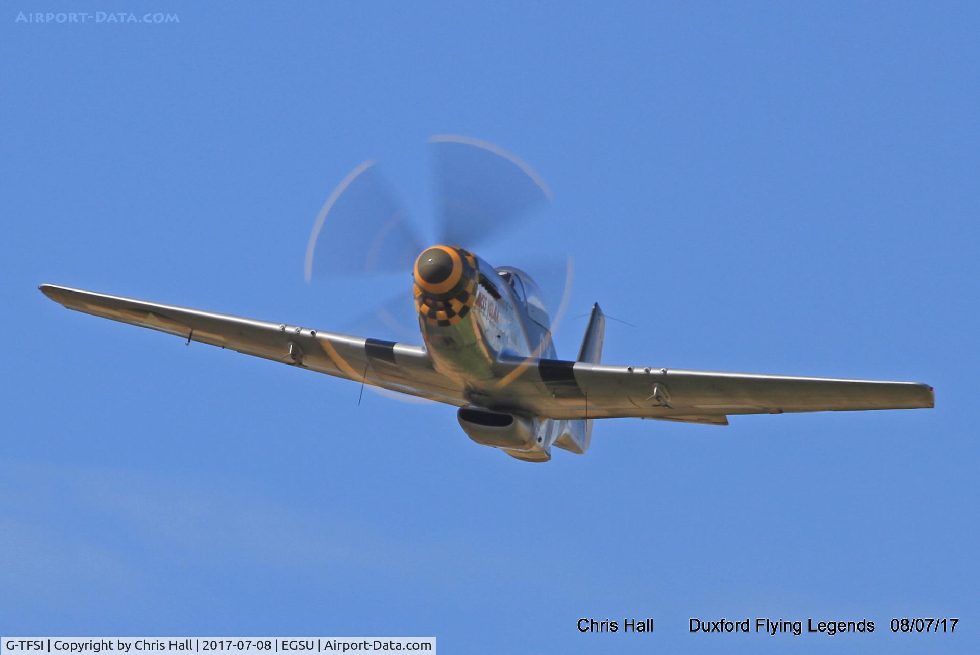 G-TFSI, 1944 North American TF-51D Mustang C/N 124-44703, Duxford Flying Legends 2017