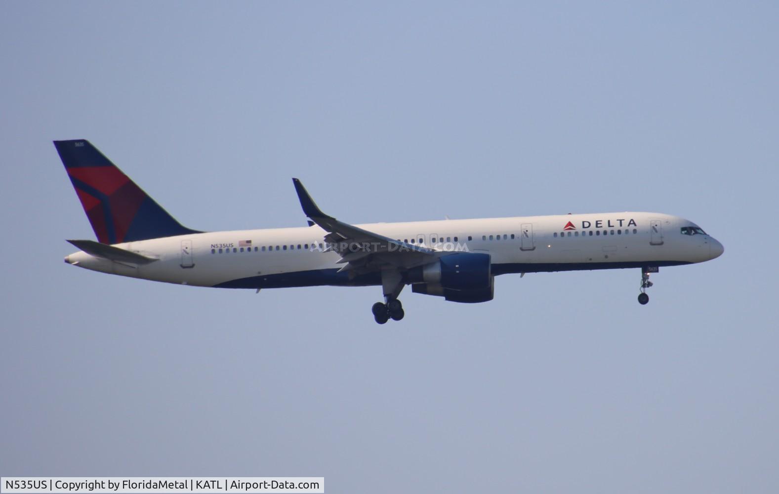 N535US, 1995 Boeing 757-251 C/N 26482, DAL 752 zx mia-atl
