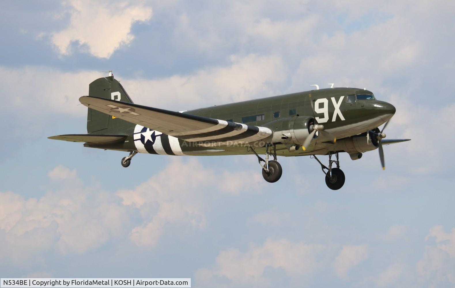 N534BE, 1944 Douglas DC-3A-S1C3G C/N 4932, C-53 zx