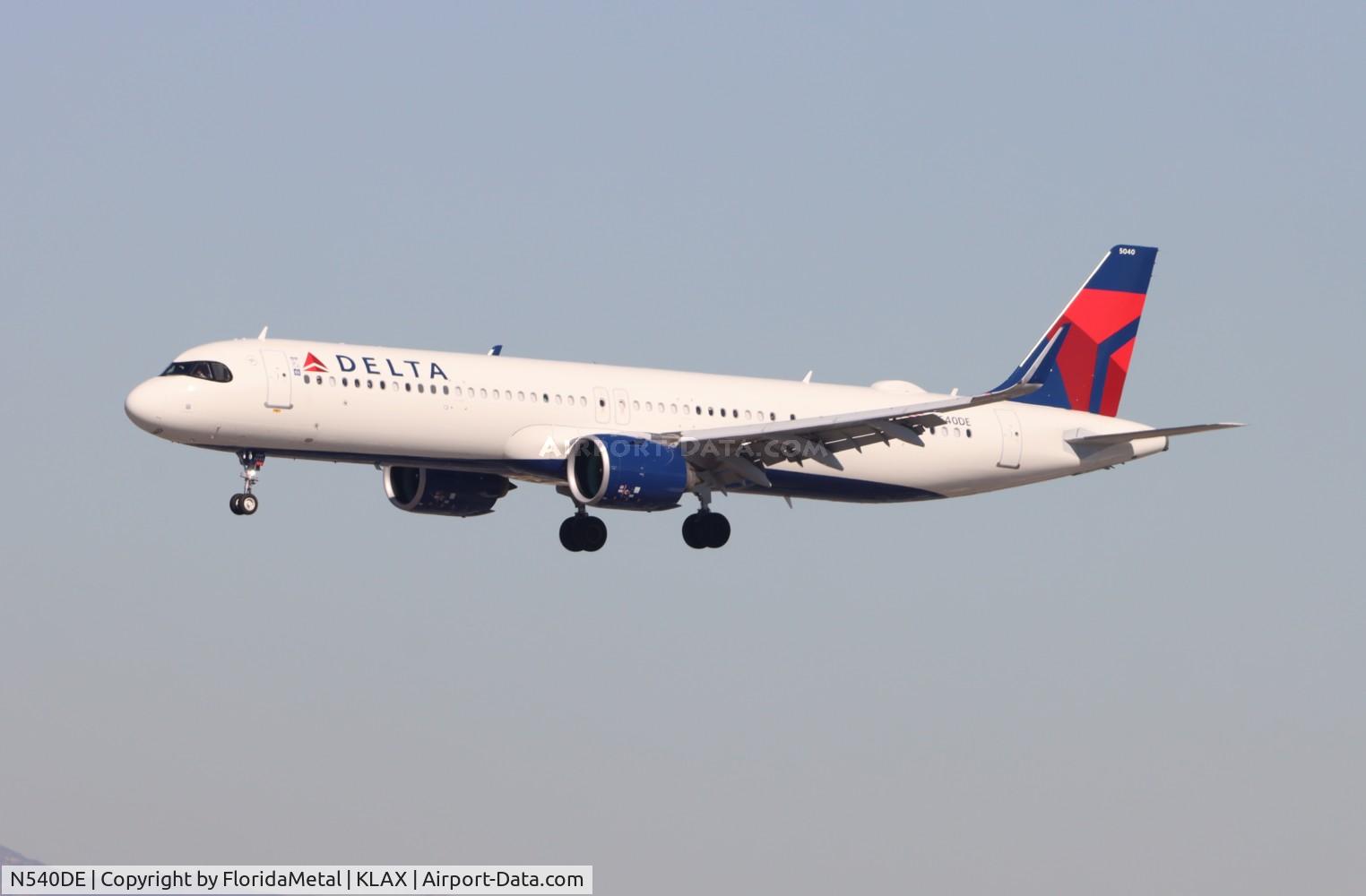 N540DE, 2023 Airbus A321-271NX C/N 11475, DAL A321N zx mco-lax
