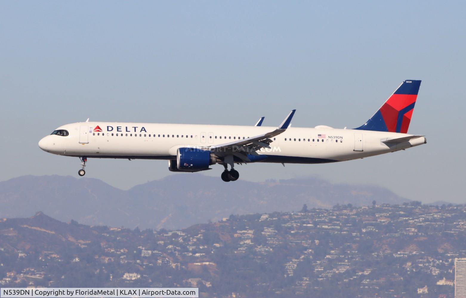 N539DN, 2023 Airbus A321-271NX C/N 11479, DAL A321N zx sea-lax