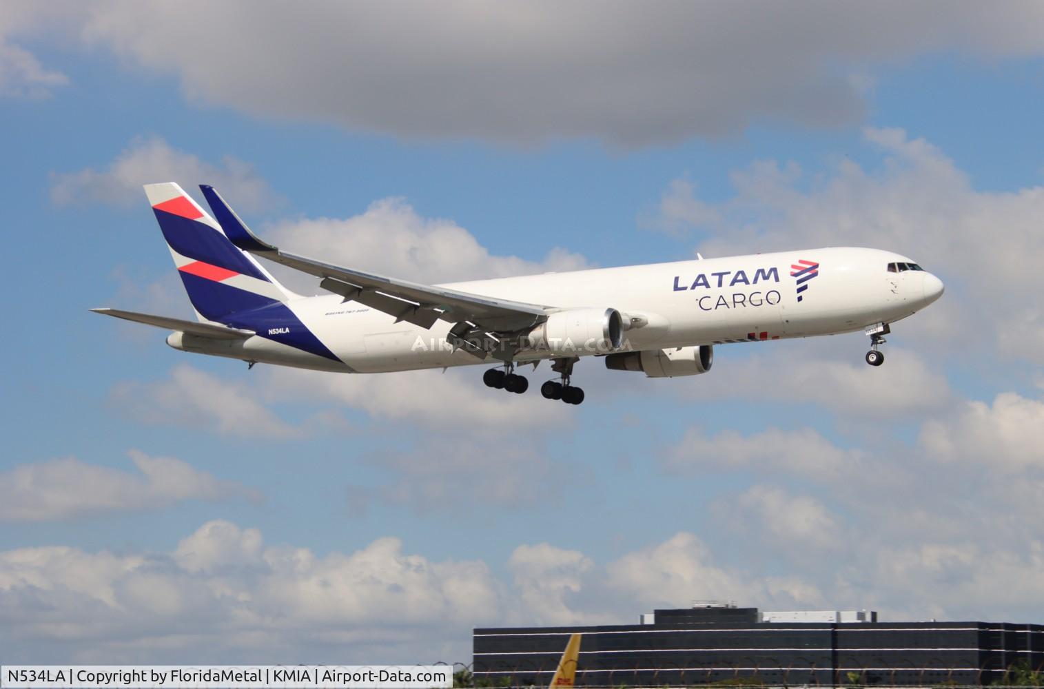 N534LA, 2001 Boeing 767-316F(ER) C/N 32572, LATAM Cargo 767-300F zx scl, secl-mia