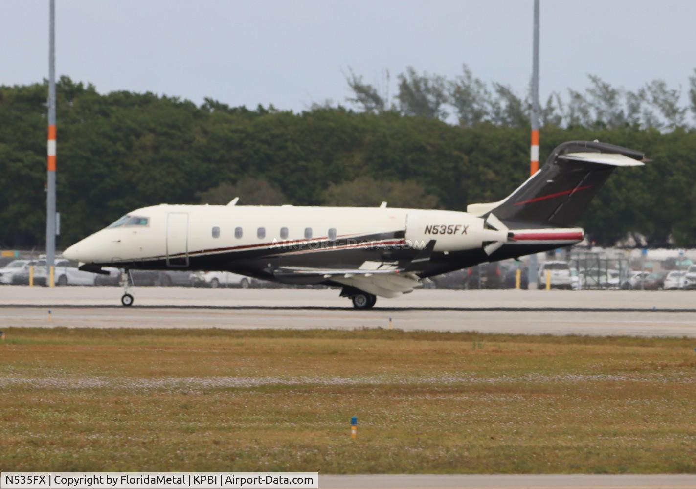 N535FX, 2007 Bombardier Challenger 300 (BD-100-1A10) C/N 20167, Challenger 300 zx yyz-pbi