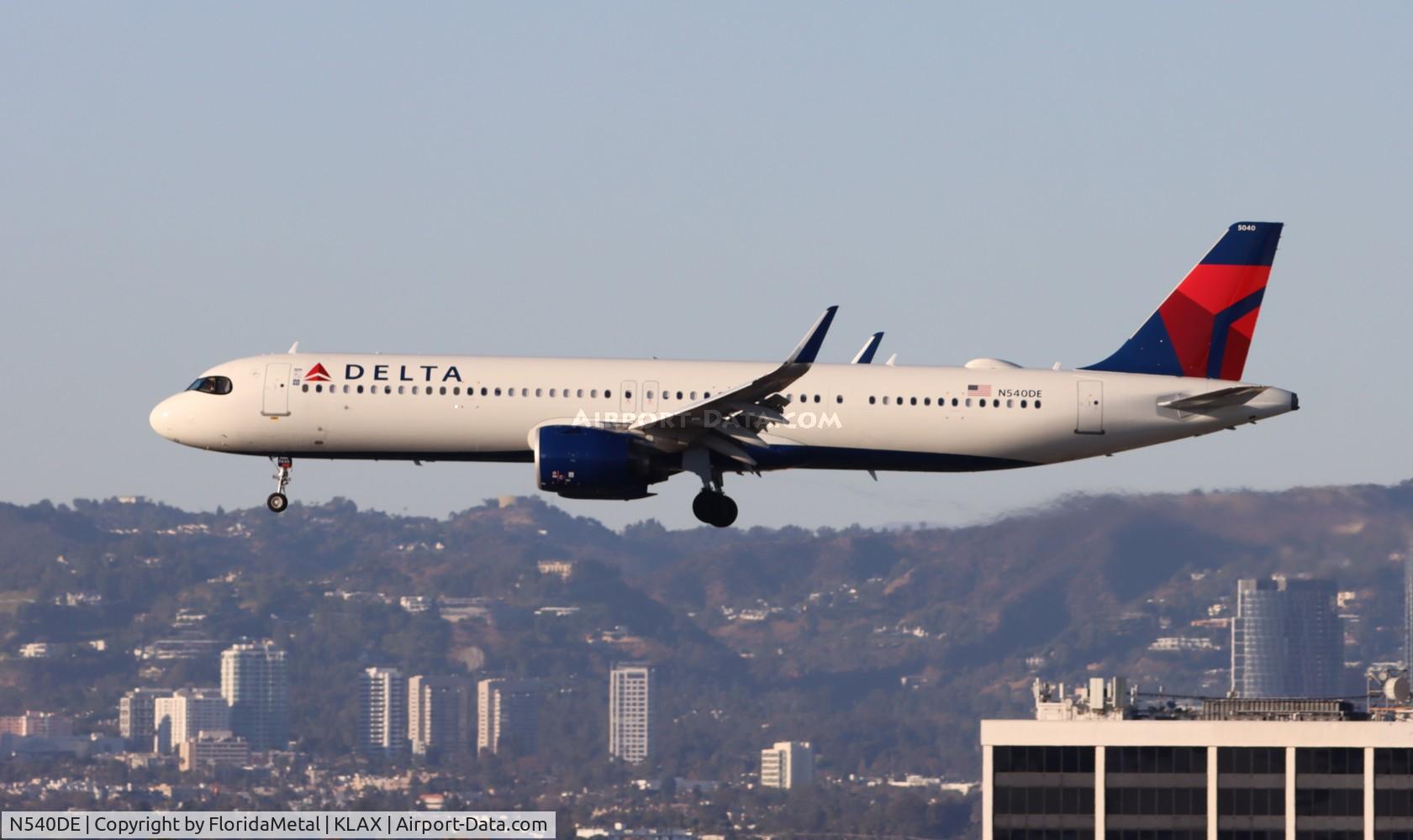 N540DE, 2023 Airbus A321-271NX C/N 11475, DAL A321N zx atl-lax