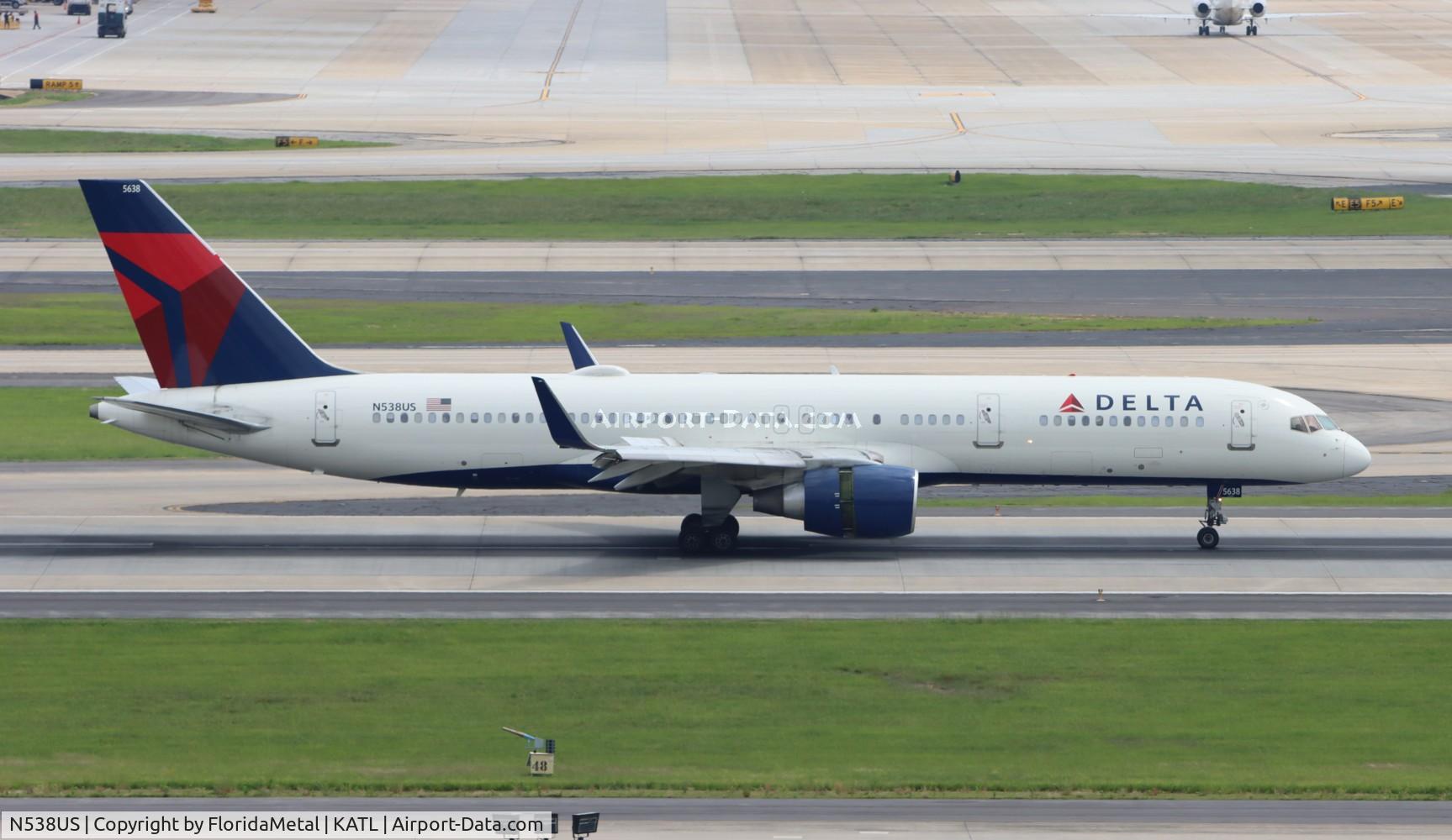 N538US, 1996 Boeing 757-251 C/N 26485, DAL 752 zx ord-atl