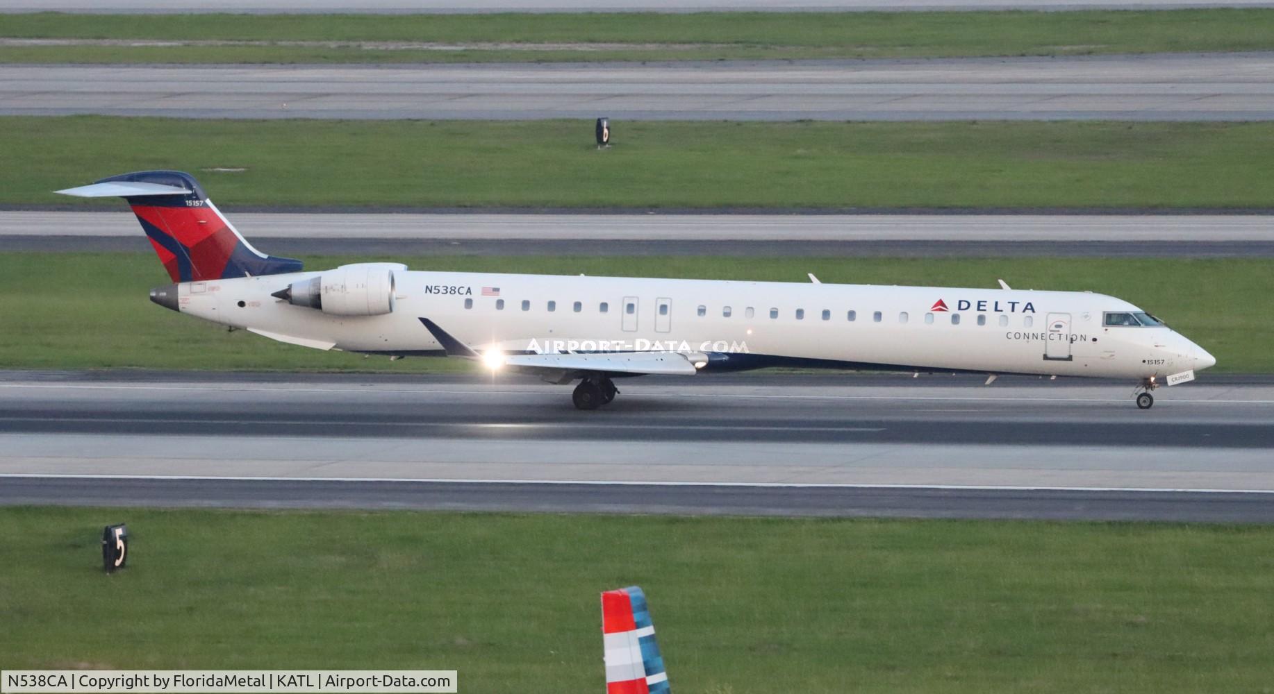 N538CA, 2008 Bombardier CRJ-900ER (CL-600-2D24) C/N 15157, EDV/DAL CR9 zx mli-atl