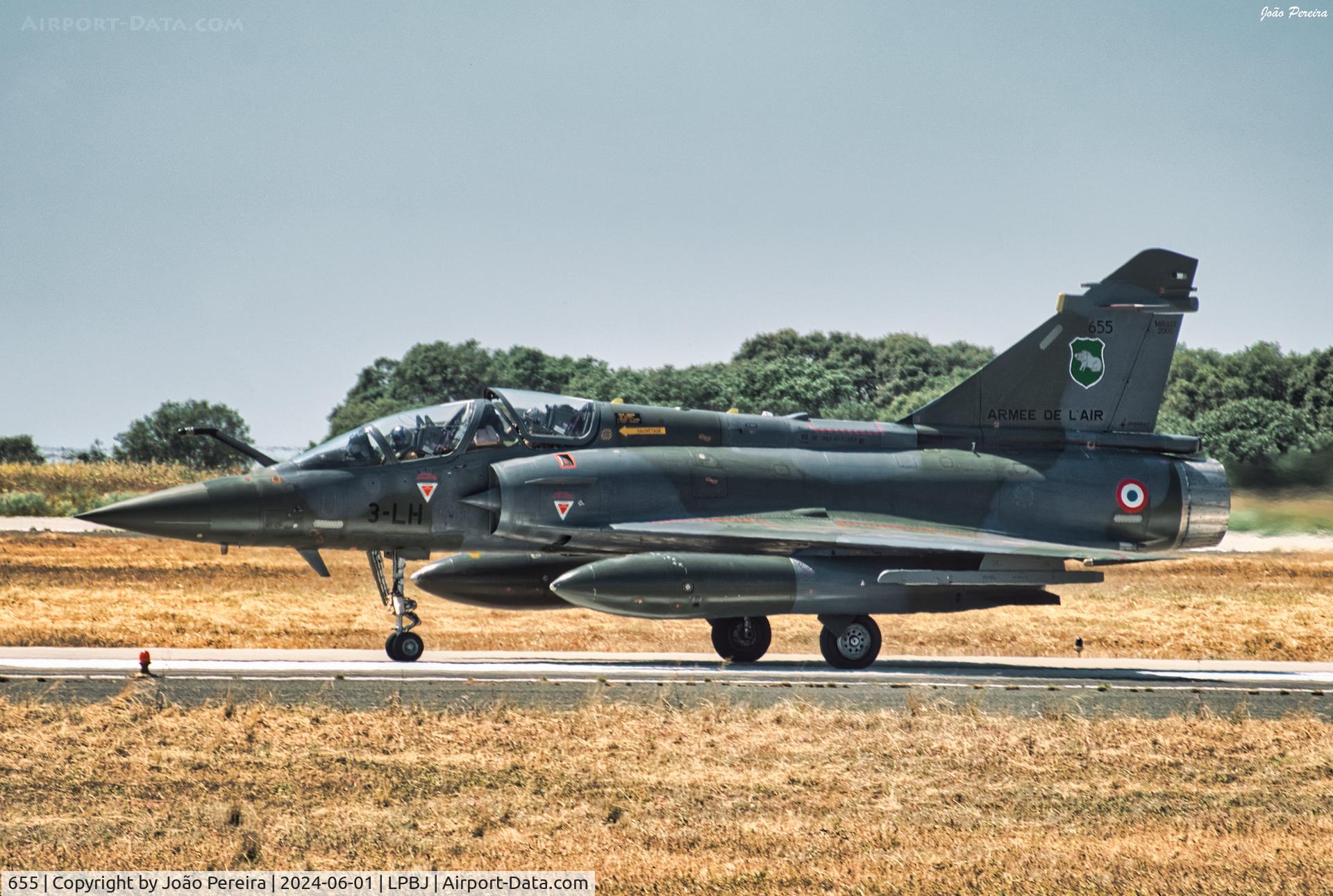 655, Dassault Mirage 2000D C/N 529, French Air Force Mirage 2000D at BYJ