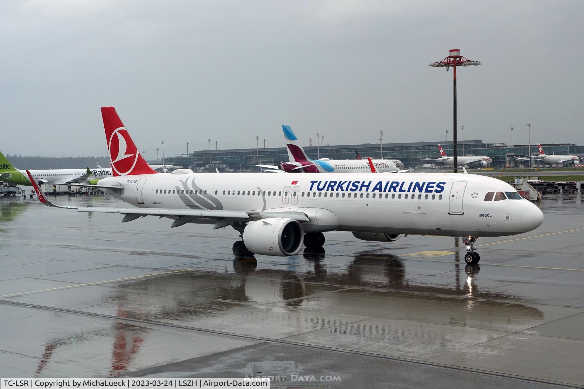 TC-LSR, 2020 Airbus A321-271NX C/N 9138, At Zürich