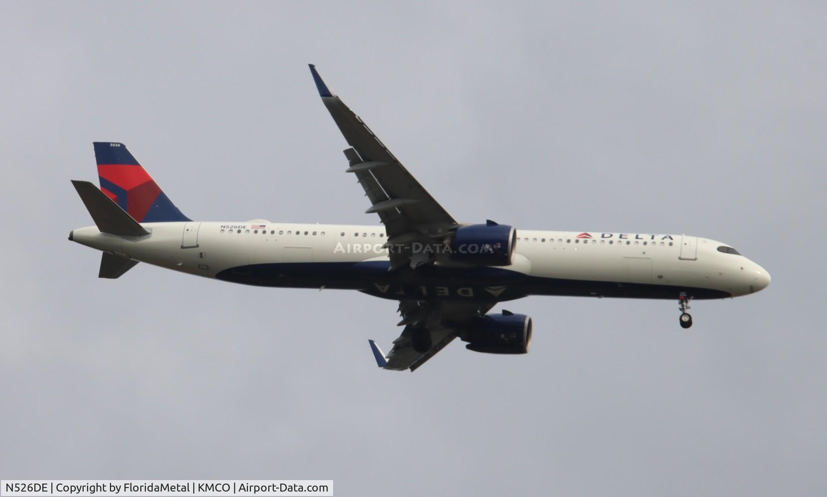 N526DE, 2022 Airbus A321-271NX C/N 11174, DAL A321N zx lax-mco