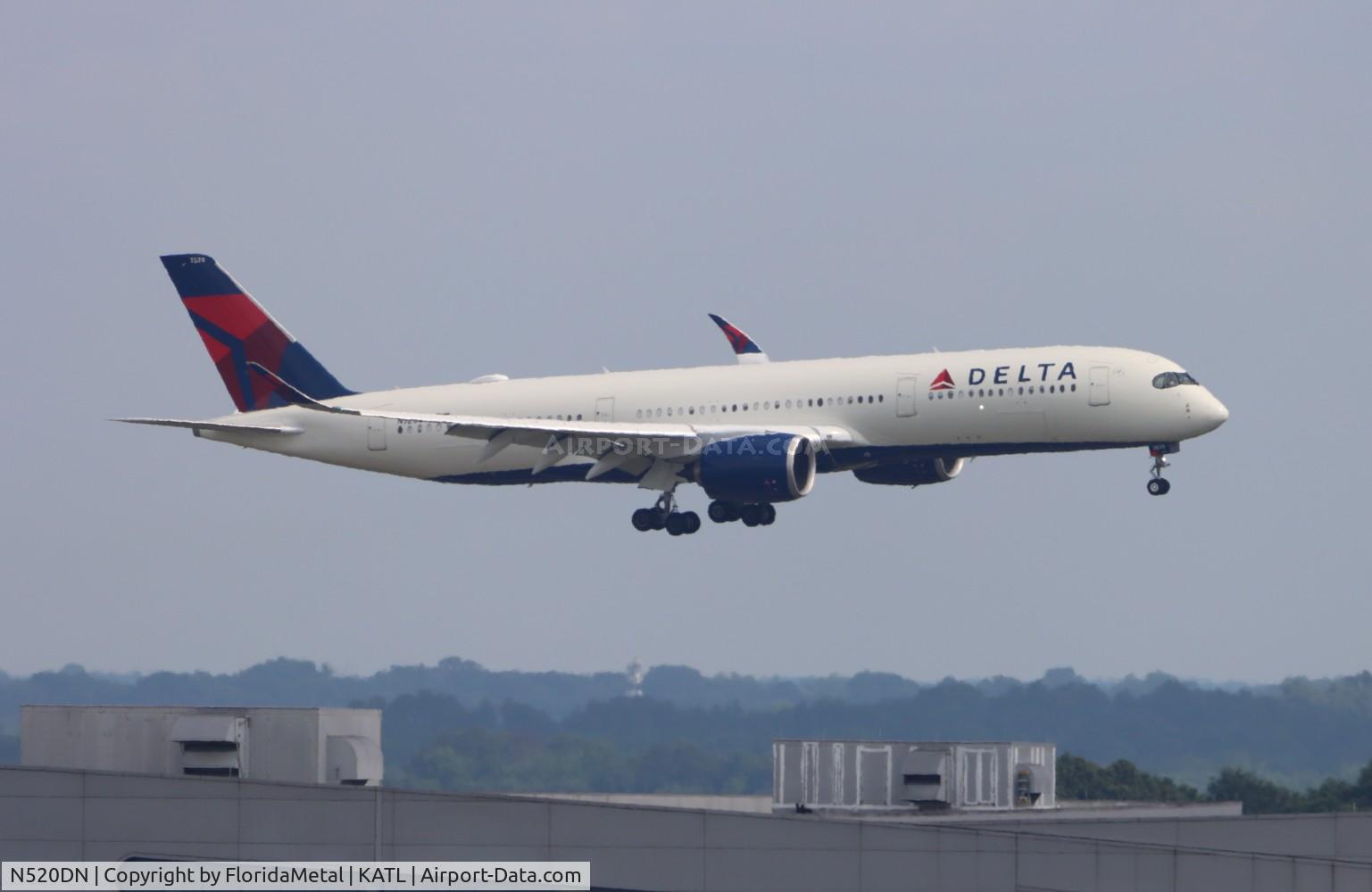 N520DN, 2024 Airbus A350-941 C/N 0654, DAL A359 zx icn, rksi-atl