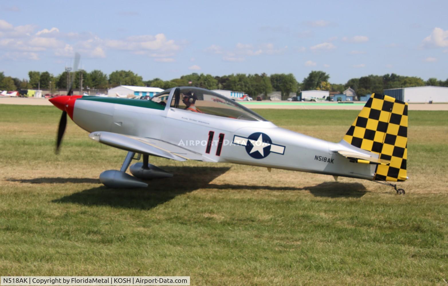 N518AK, 2015 Vans RV-8 C/N 81068, RV-8 zx