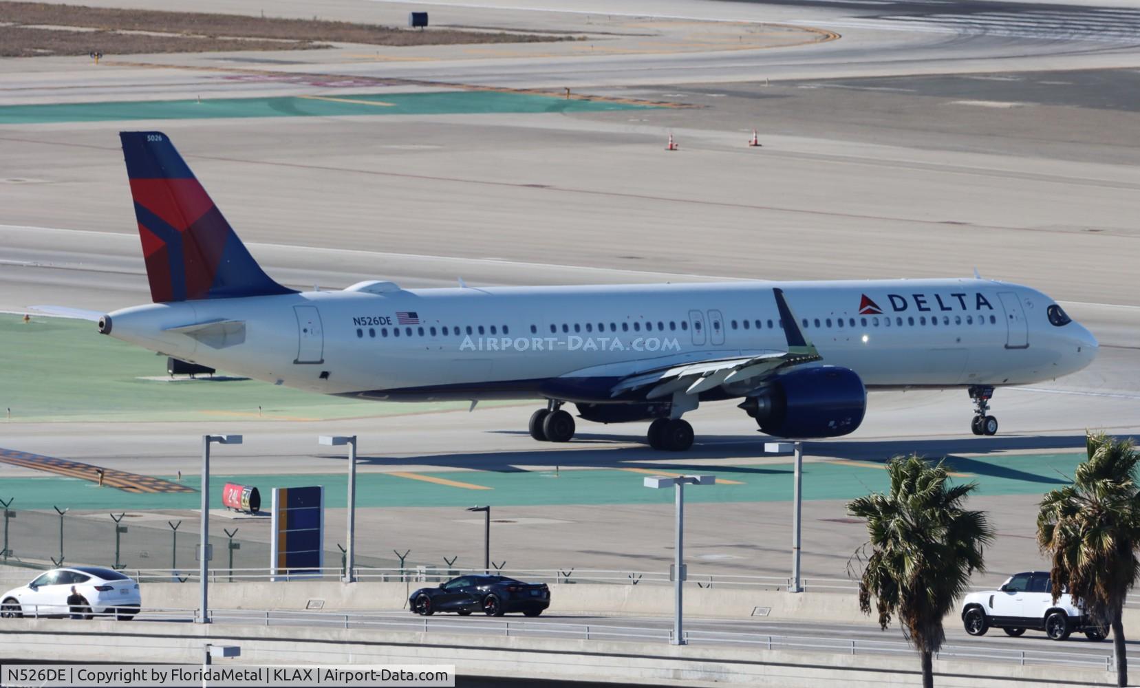 N526DE, 2022 Airbus A321-271NX C/N 11174, DAL A321N zx lax-lih