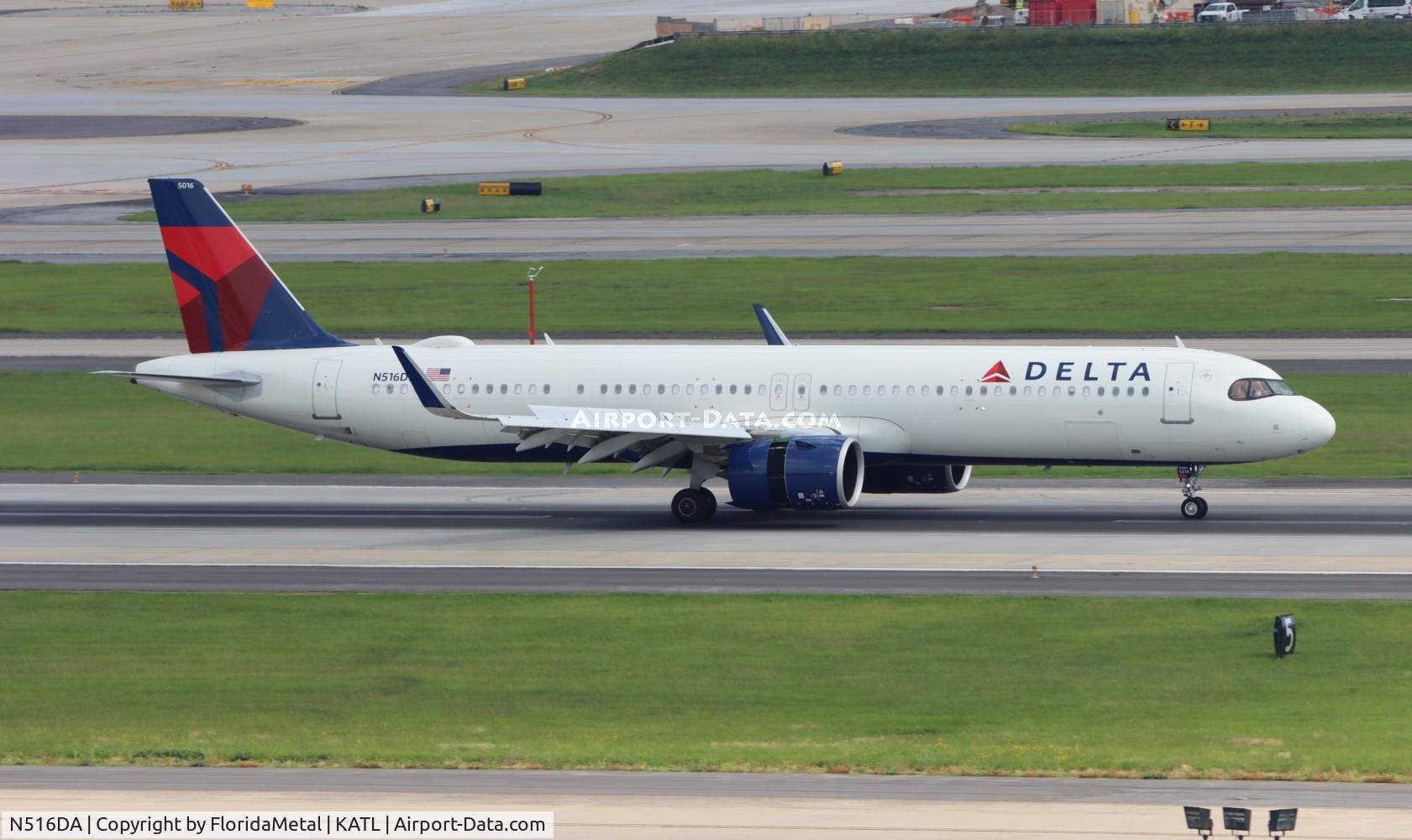 N516DA, 2022 Airbus A321- 271NX C/N 11004, DAL A321N zx jfk-atl