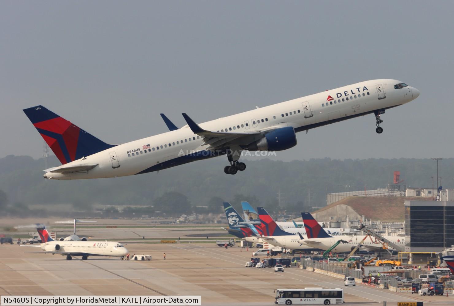 N546US, 1996 Boeing 757-251 C/N 26493, DAL 752 zx atl-mke