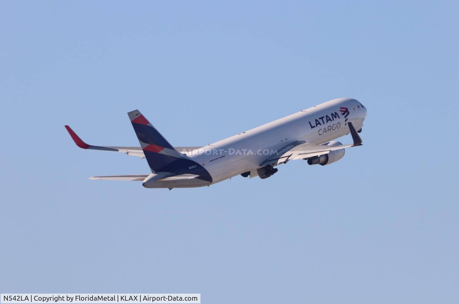 N542LA, 2006 Boeing 767-316ER(BCF) C/N 34629, LATAM Cargo 767-300F zx lax-nlu, mmsm
