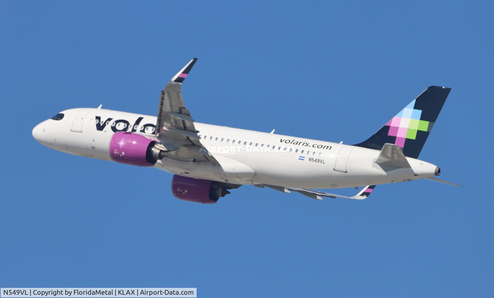 N549VL, 2023 Airbus A320-271NX C/N 11358, VOI A32N zx lax-sal, mslp