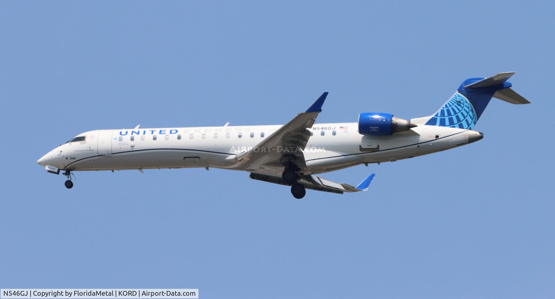 N546GJ, 2008 Bombardier CRJ-702 (CL-600-2C10) Regional Jet C/N 10269, GJS/UE CR7 zx ind-ord