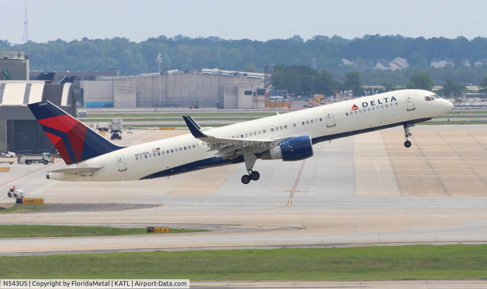 N543US, 1996 Boeing 757-251 C/N 26490, DAL 752 zx atl-mci