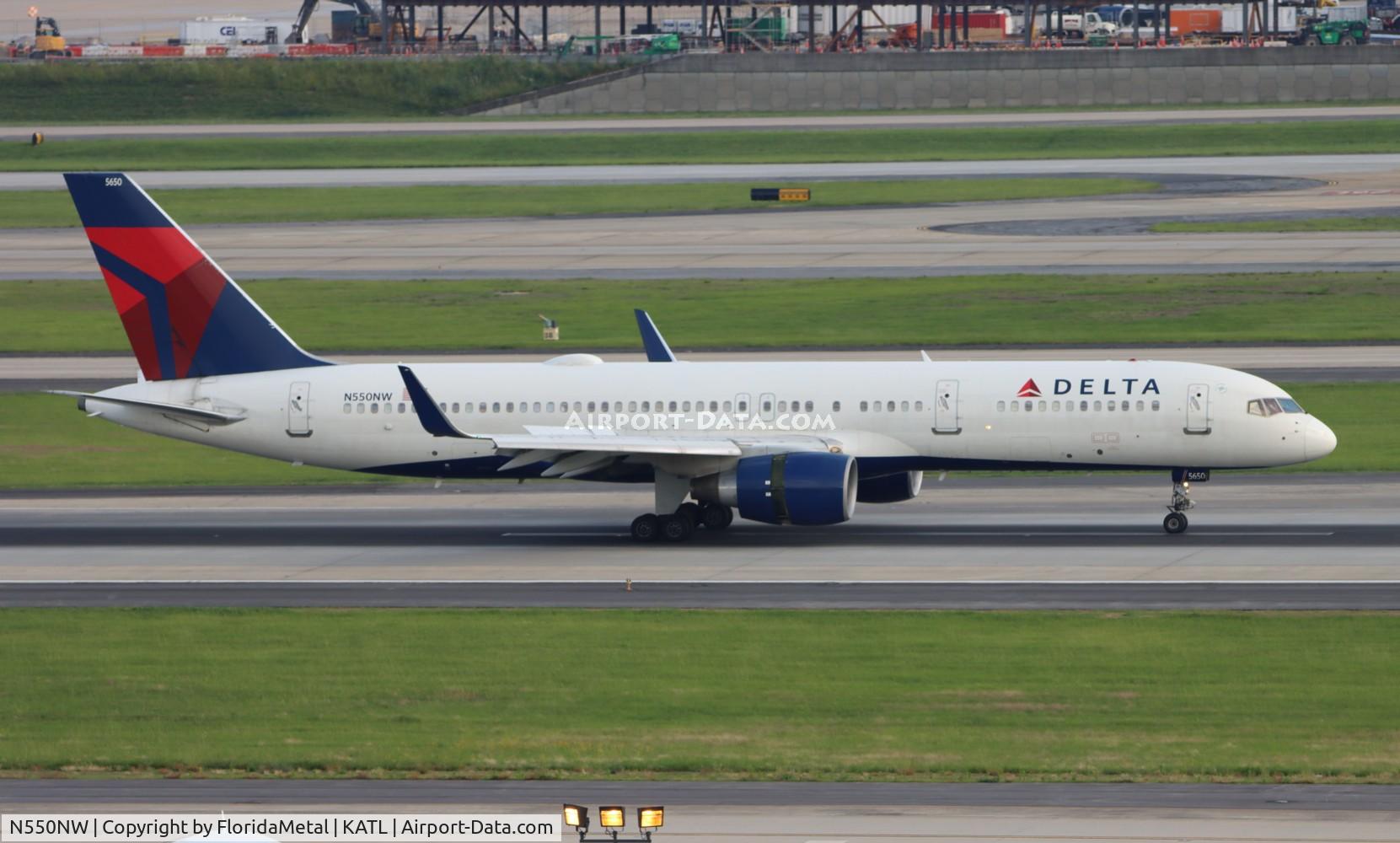 N550NW, 2001 Boeing 757-251 C/N 26497, DAL 752 zx gua, mggt-atl