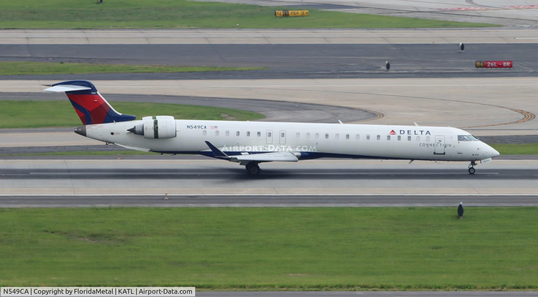 N549CA, 2008 Bombardier CRJ-900ER (CL-600-2D24) C/N 15164, EDV/DAL CR9 zx sbn-atl